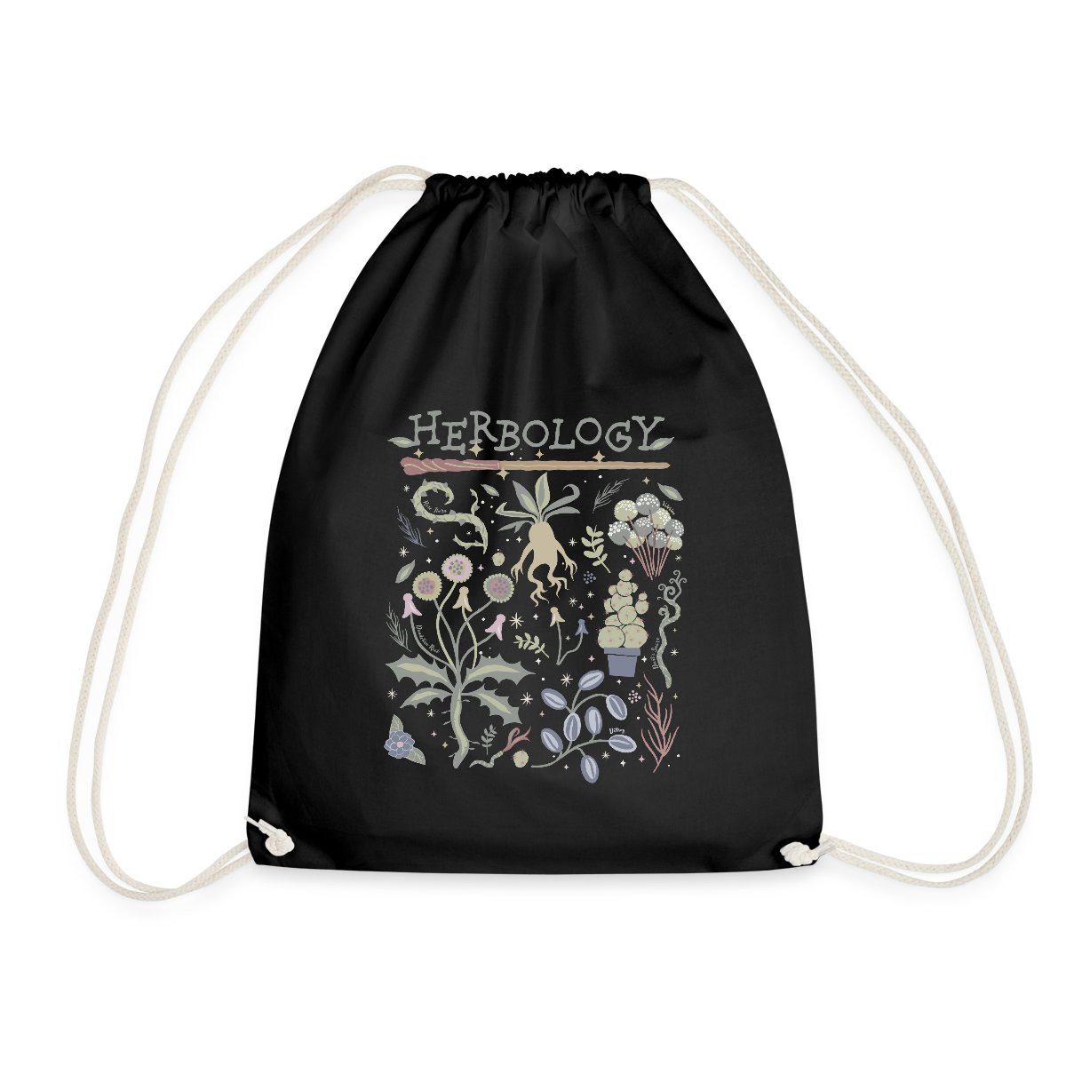 Spreadshirt Turnbeutel Harry Potter Herbology Botanische Kräuter Design Turnbeutel (1-tlg)