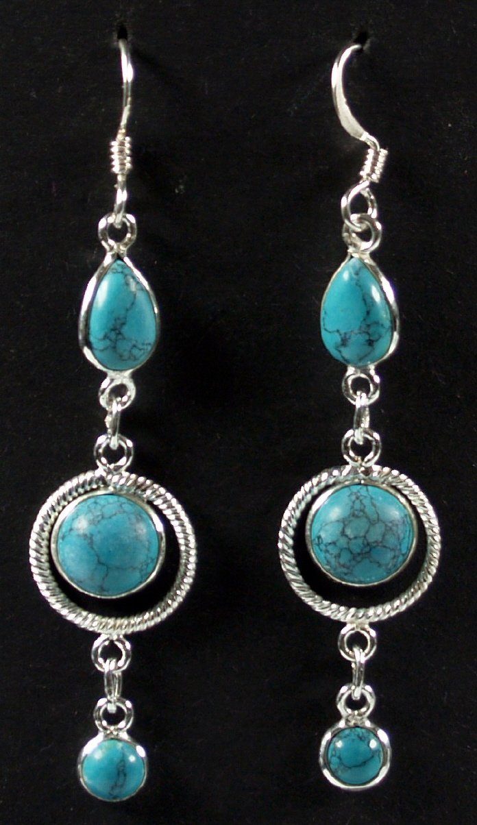 Guru-Shop Paar Ohrhänger Indische Boho Ohrhänger aus Silber,.. günstig online kaufen