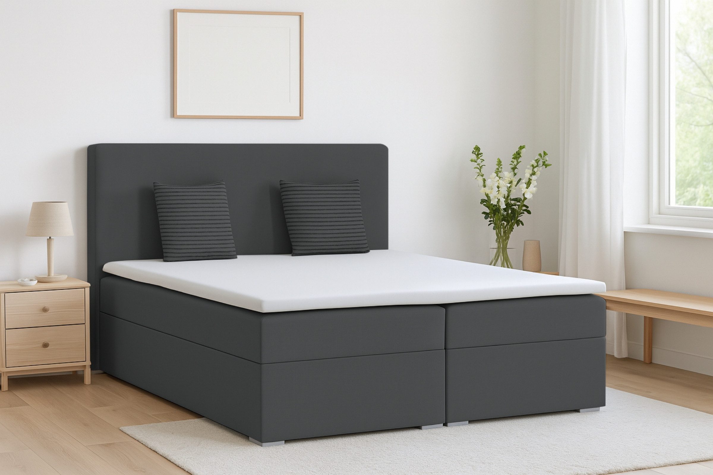 Deine Möbel 24 Boxspringbett BASIC Boxbet günstig online kaufen
