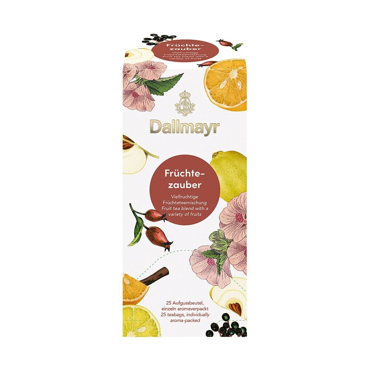DALLMAYR Tee Früchtezauber, 25 Aufgussbeutel, FRüchteteemischung