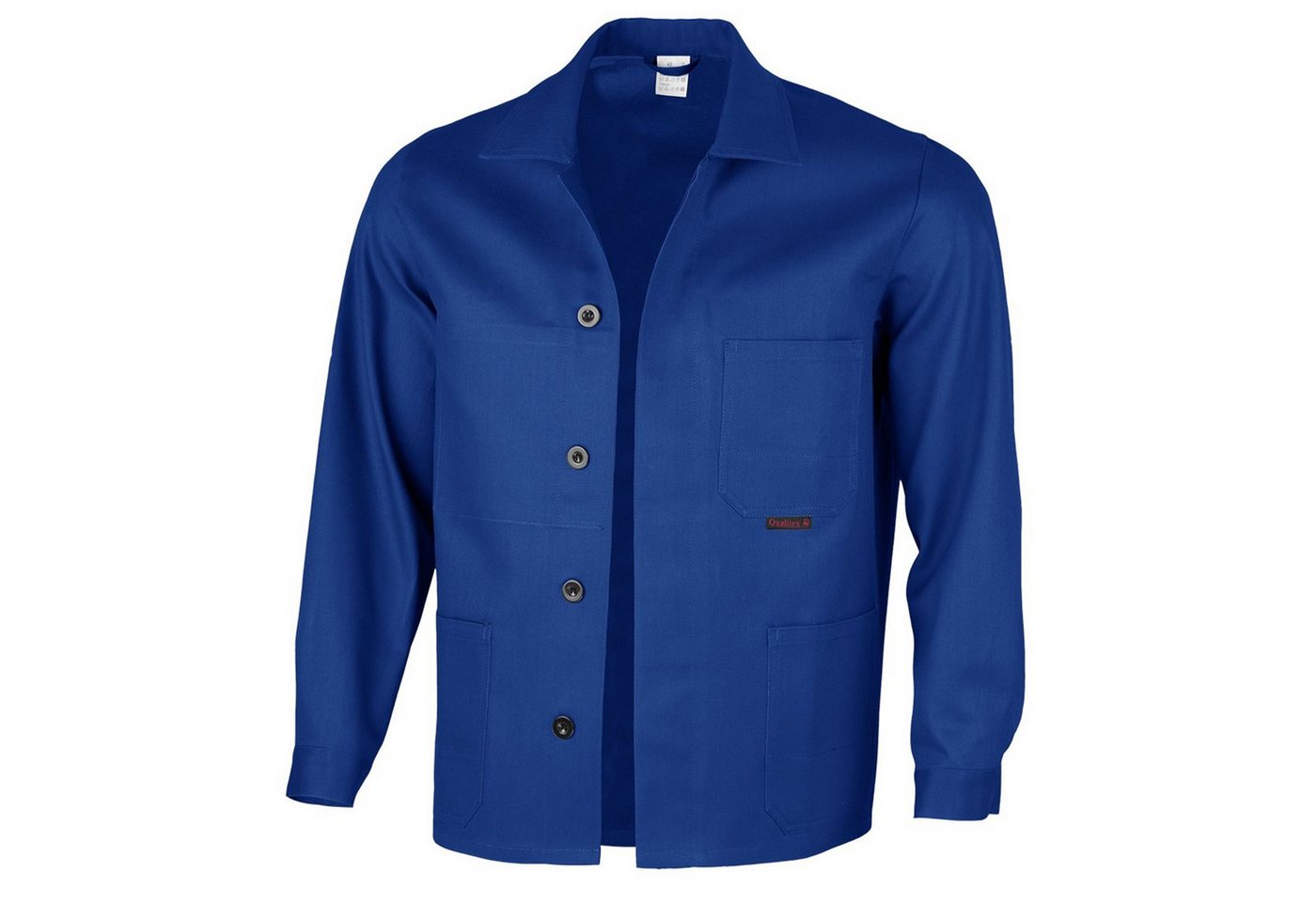 Qualitex Workwear Arbeitsjacke lange classical Werkstattjacke - BW 270 g - aus reiner Baumwolle