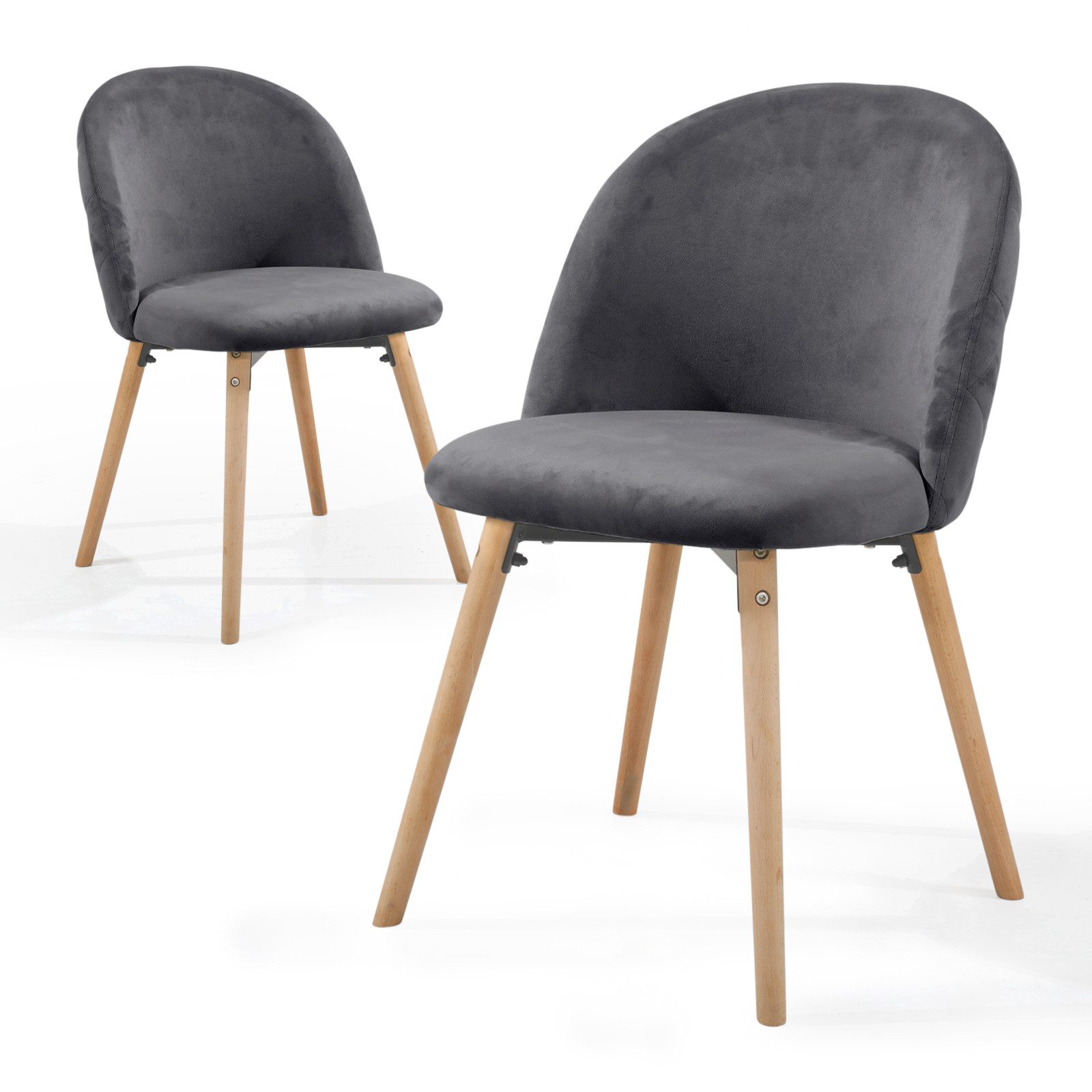 MIADOMODO Esszimmerstuhl -Farbwahl, 2/4/6/8Set, Gepolstert, Beine günstig online kaufen