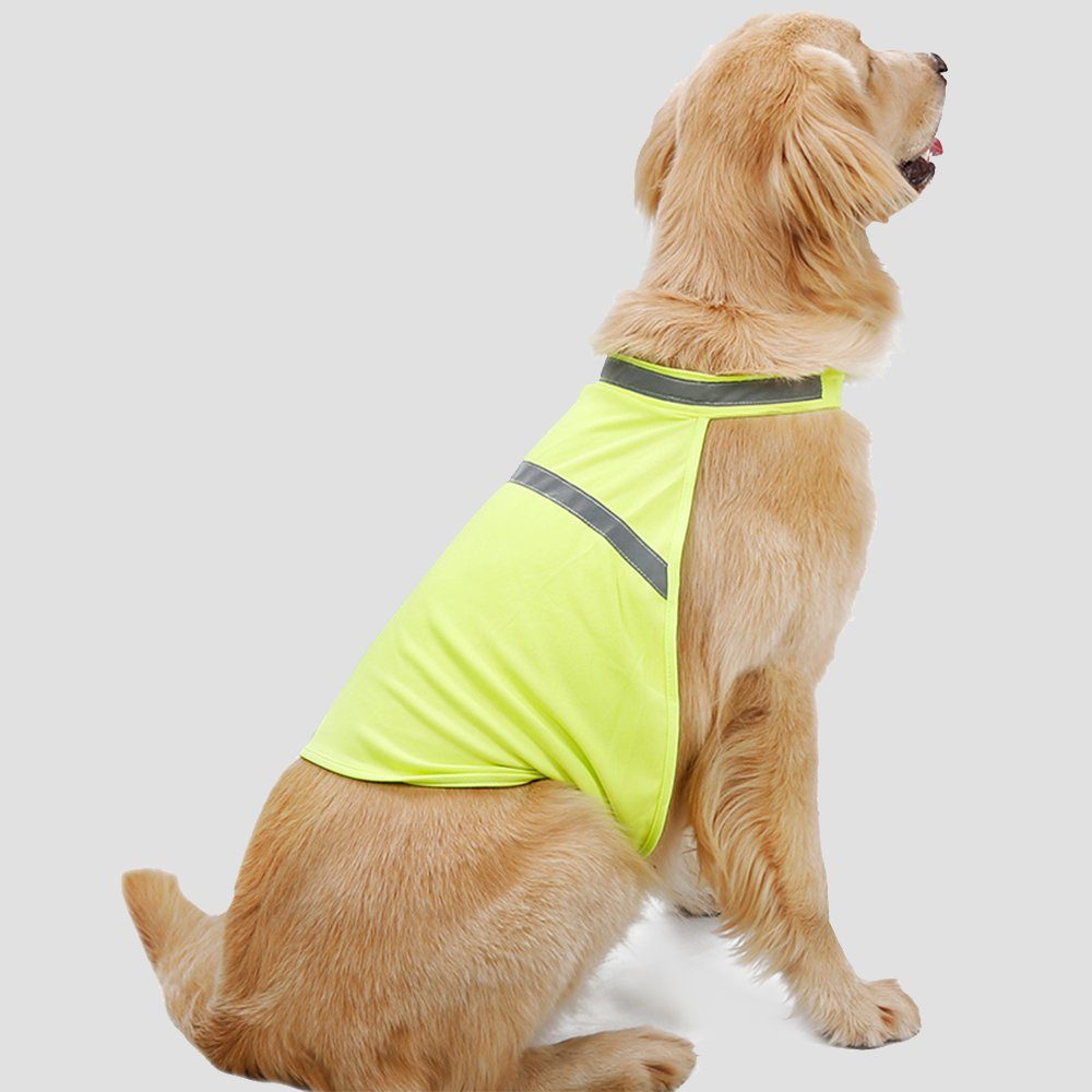 YANN Hundemantel Hundekleidung, reflektierende Hundeweste, Nachtsicherheit,  Verstellbare Schultergurte für sichere Gehkleidung