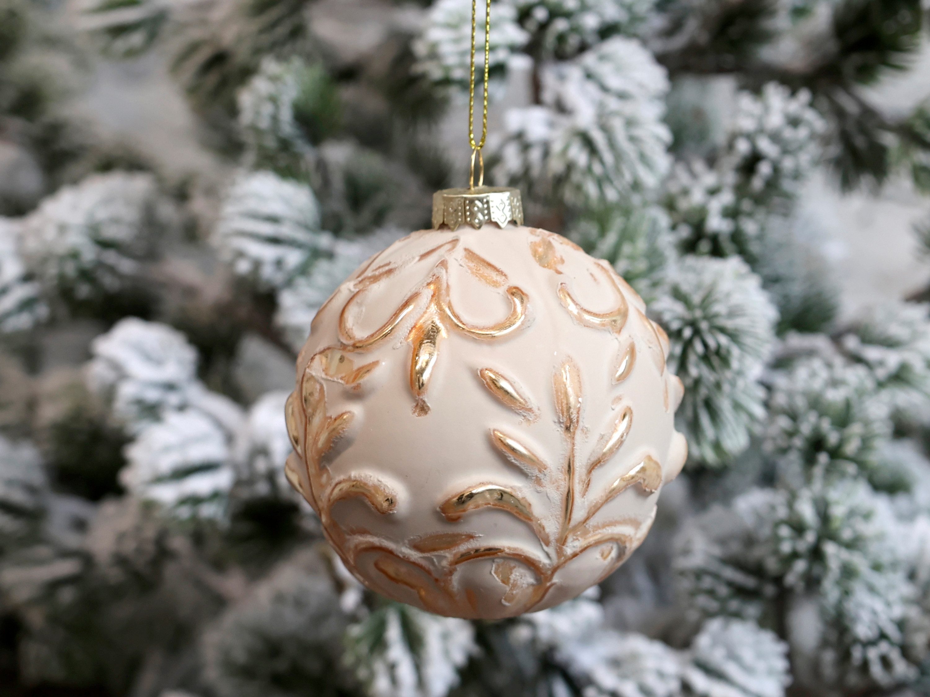 Chic Antique Weihnachtsbaumkugel Glas Weihnachtskugeln Pastell Vintage Christbaum Deko Kugeln, Christbaumkugel, Glas, Skandinavisches Design, Pastellfarben