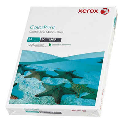 Xerox Farblaser-Druckerpapier ColorPrint, Format DIN A4, 90 g/m², 171 CIE, 500 Blatt