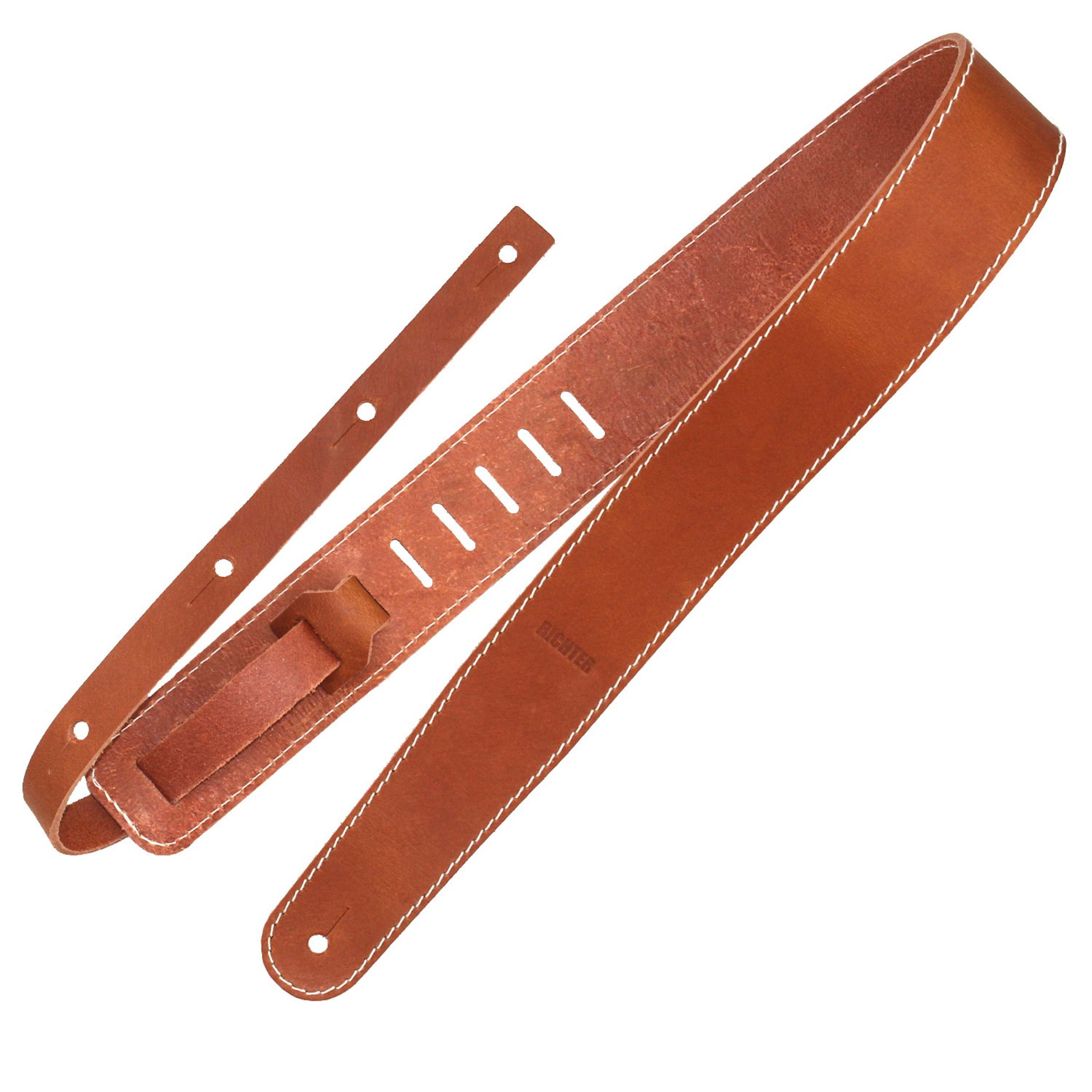 Richter Straps Gitarrengurt, Raw II Contour Torro Tan - Gitarrengurt