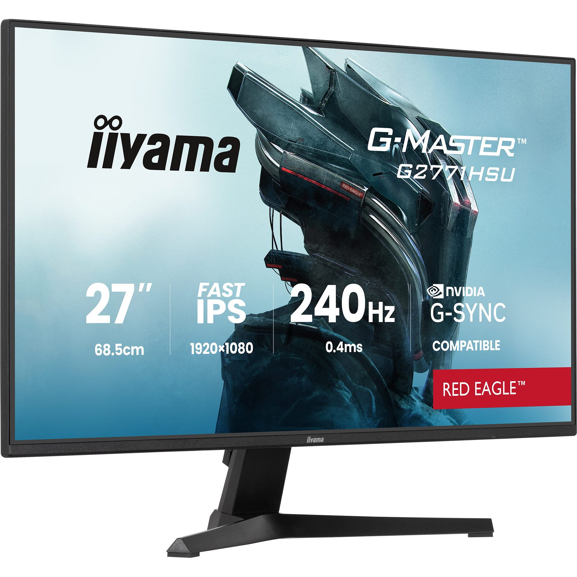 Iiyama iiyama G-Master G2771HSU-B1 Red Eagle, TFT-Monitor (1920 x 1080 px)