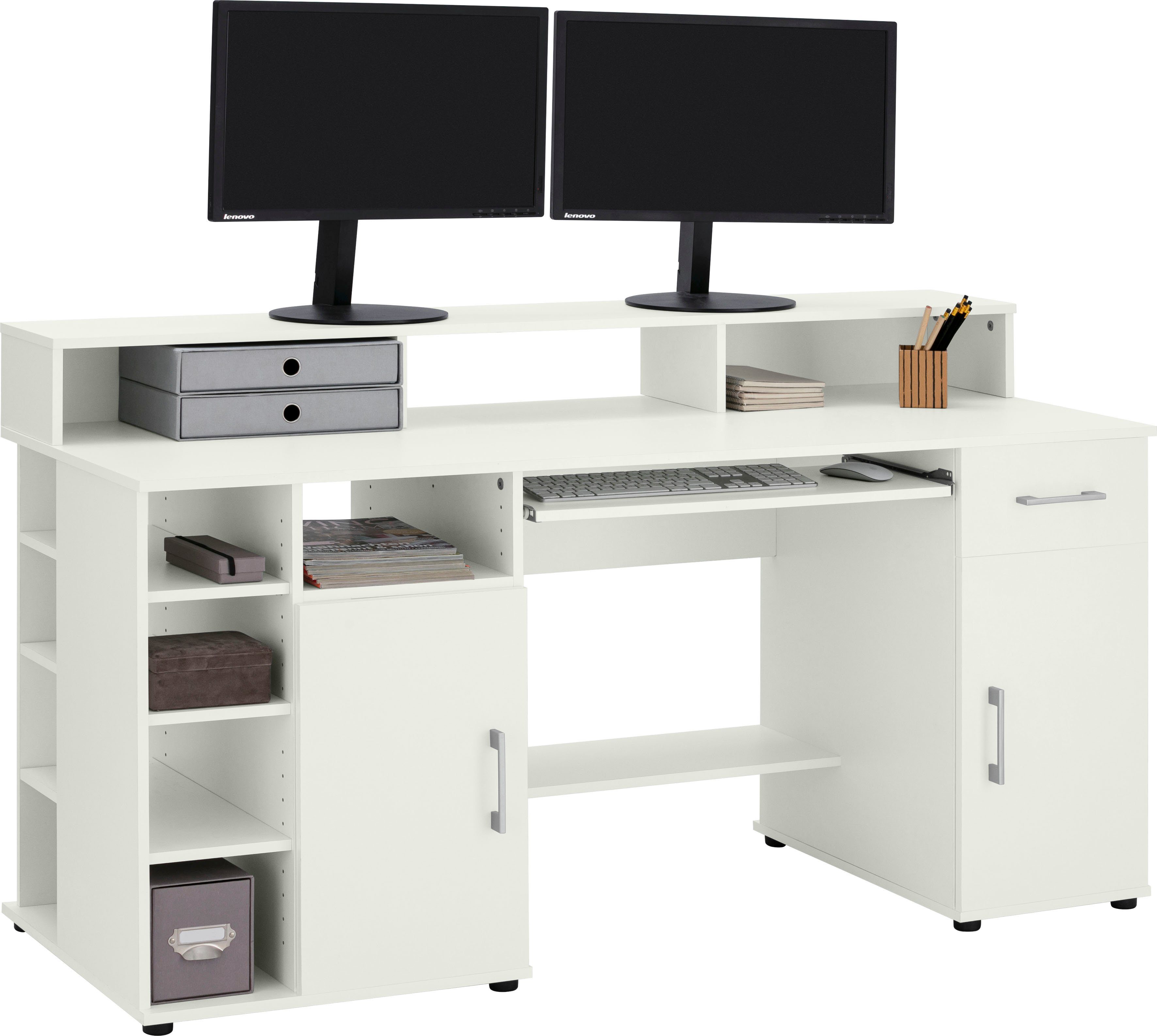 Möbelfabrik VOGL weiß Schreibtisch | Breite cm Tim, 157 weiß | weiß