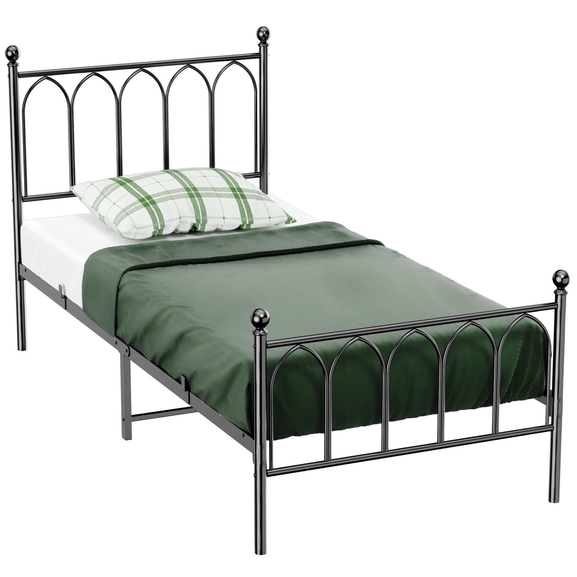 REDOM Metallbett Einzelbett Jugendzimmer mit Lattenrost günstig online kaufen