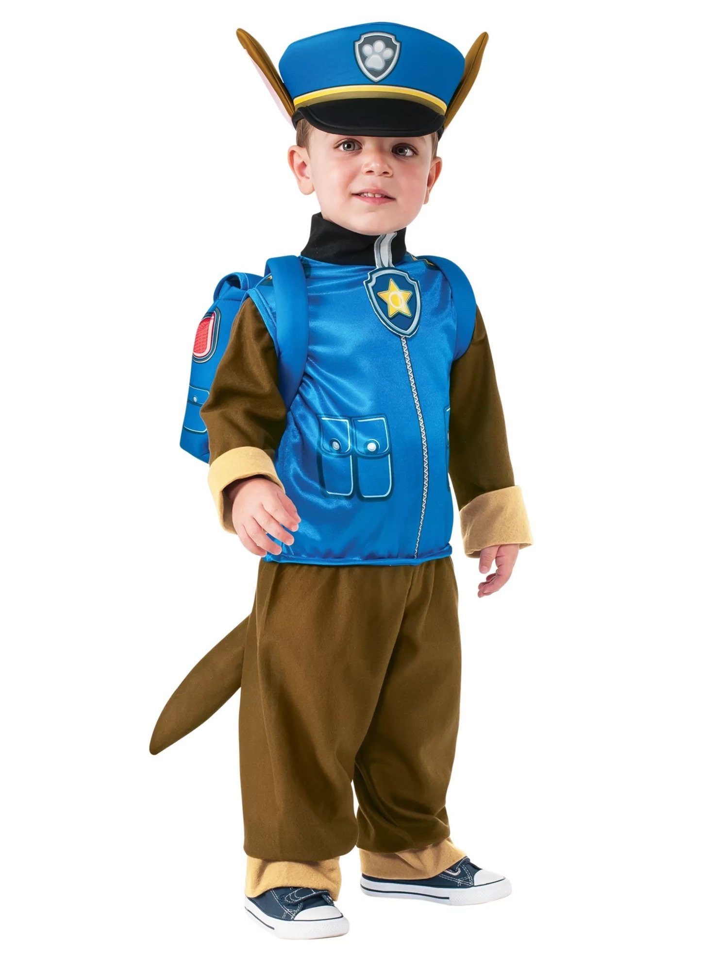 Rubie´s Kostüm Paw Patrol Chase - Karneval Faschingskostüm Kinder, Der Anführer der Hundepatrouille als süßes Kostüm für Kinder