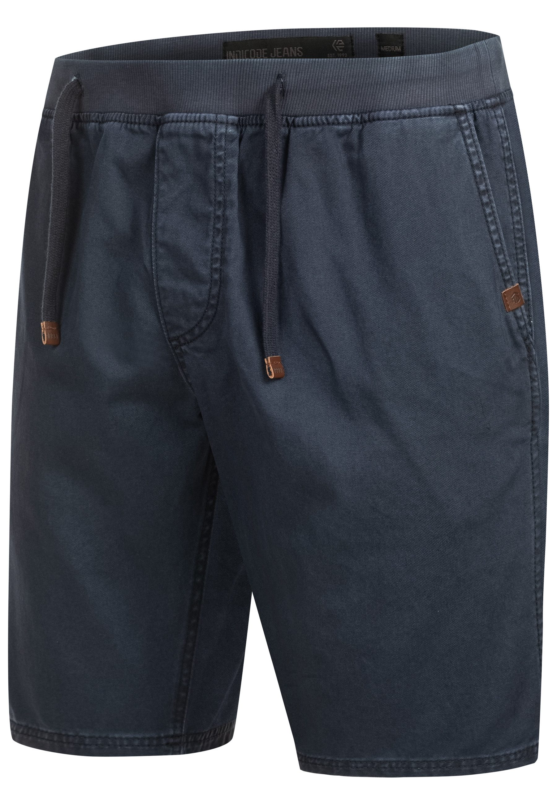Indicode Chinoshorts Carver mit elastischem Bund günstig online kaufen