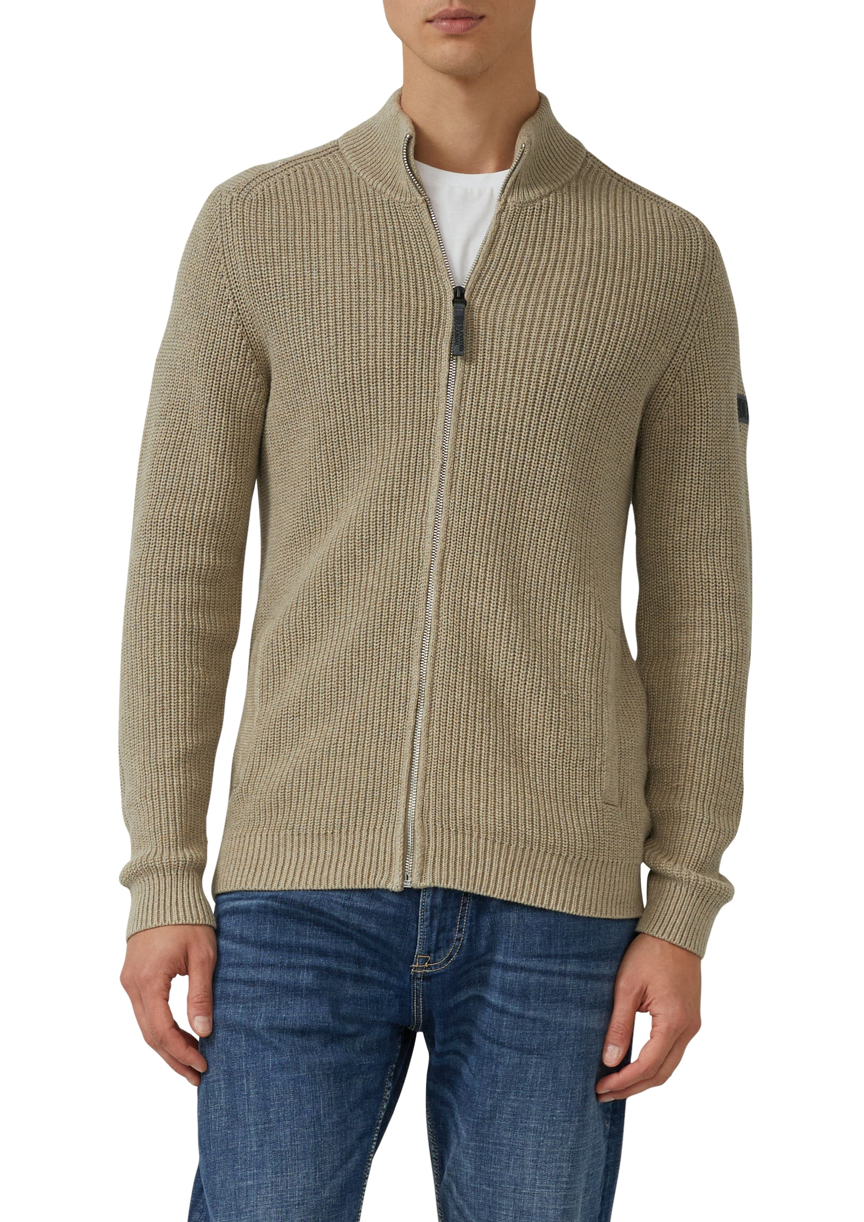 s.Oliver Strickjacke mit Stehkragen und Reißverschluss