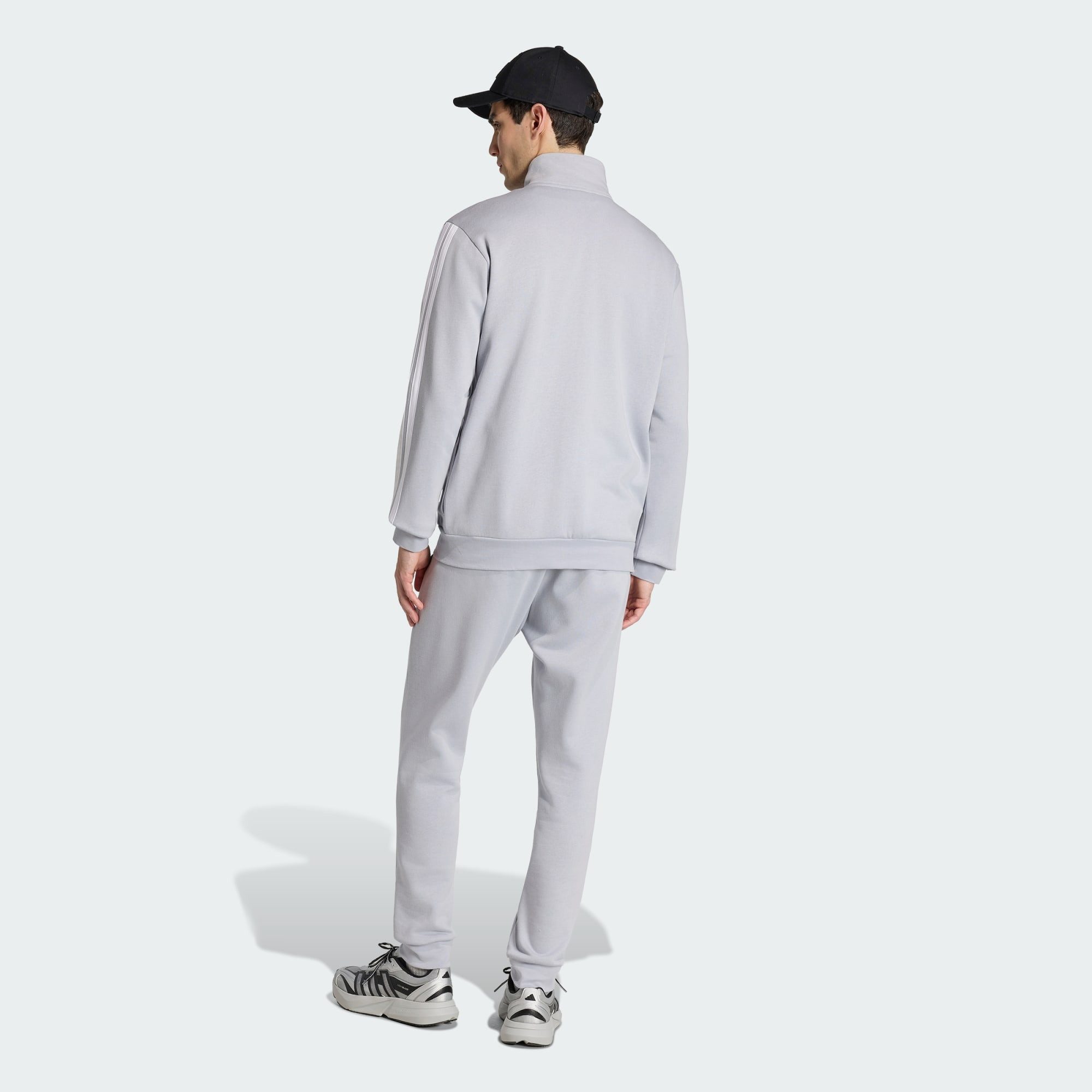 adidas Sportswear Trainingsanzug 3-STREIFEN FLEECE TRAININGSANZUG (1-tlg) günstig online kaufen