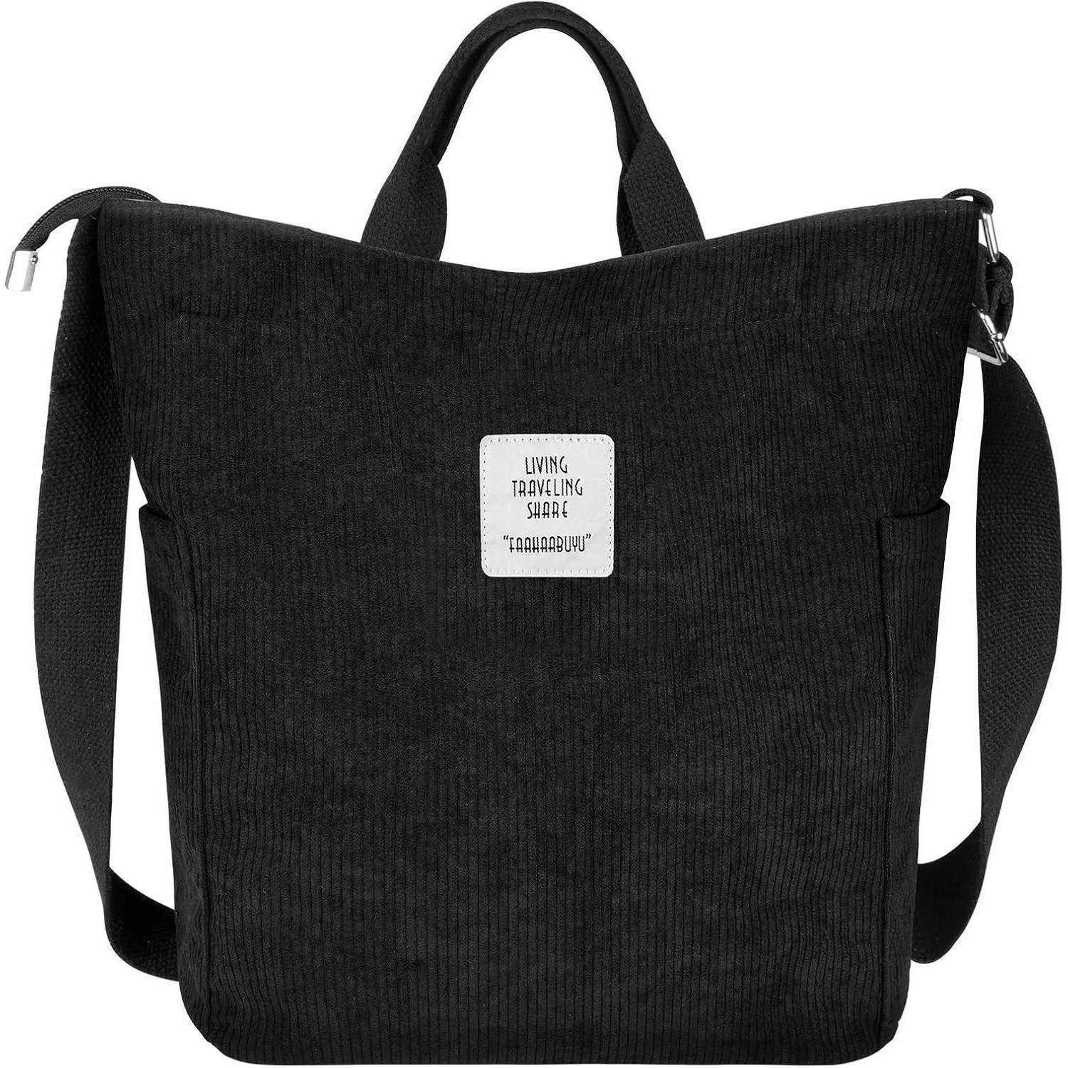 LuxusKollektion Schultertasche Damen Kord Groß Handtasche Cord Tasche Tote günstig online kaufen
