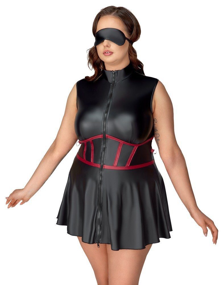 Cottelli Bondage Minikleid Wetlook Kleid mit günstig online kaufen