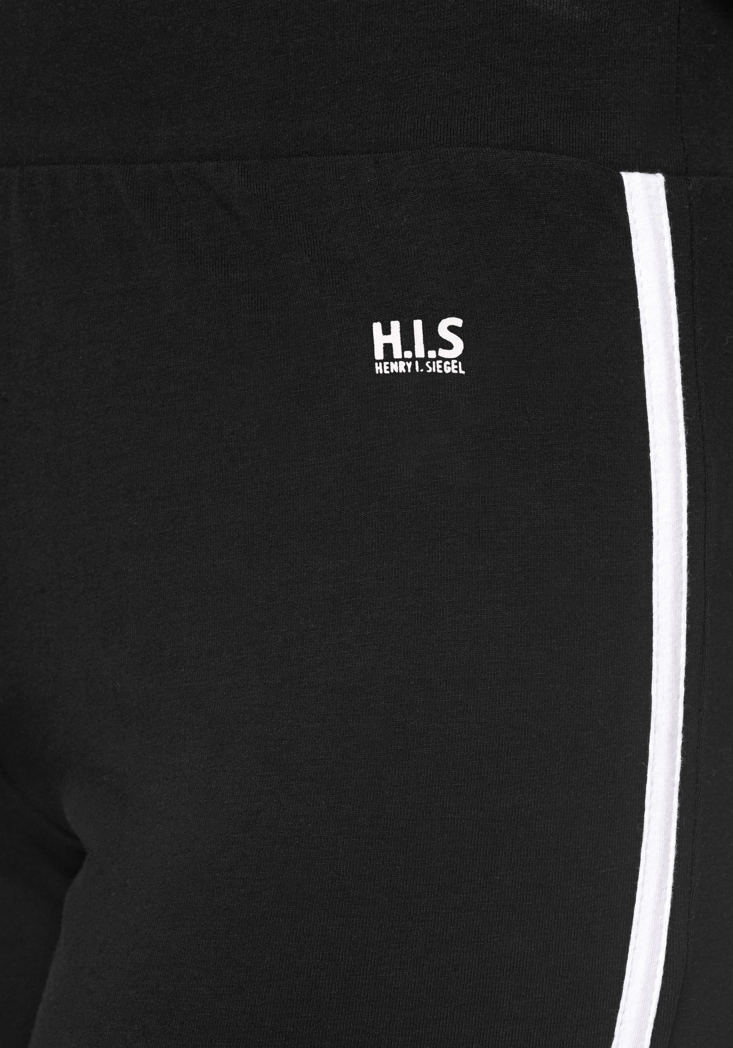 H.I.S Jazzpants mit einseitig aufgesetztem Bein Band am
