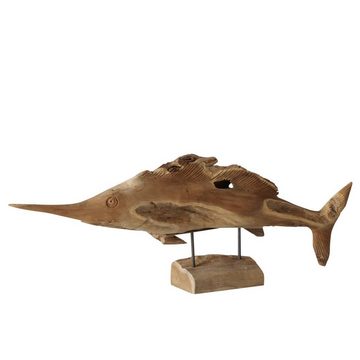 BOLTZE Tierfigur "Marlin" aus Holz in braun, Figur