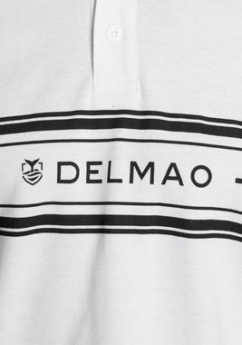 DELMAO Poloshirt mit Print