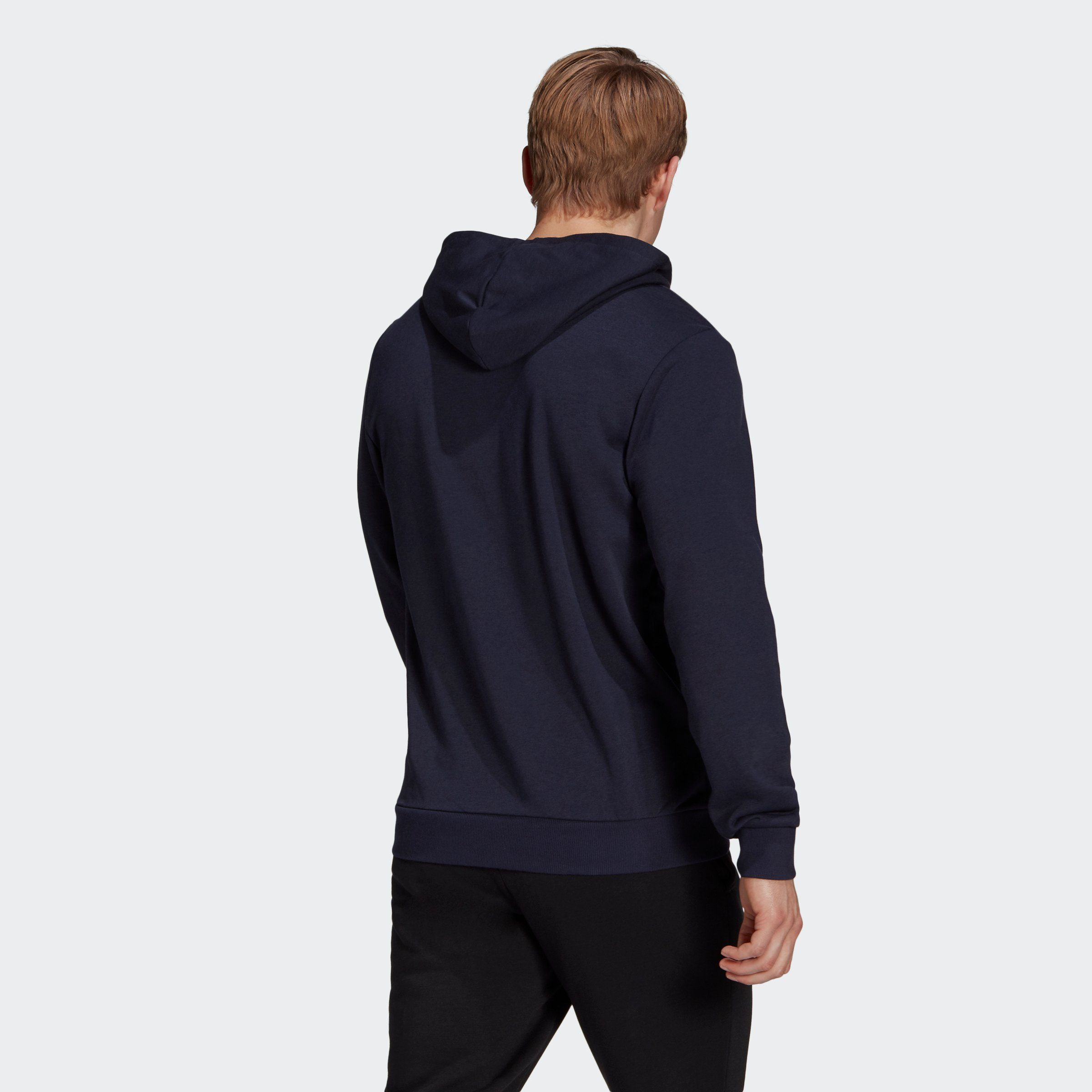TERRY FRENCH LOGO LEGINK/WHITE ESSENTIALS Sportswear adidas LINEAR Kapuzensweatshirt HOODIE