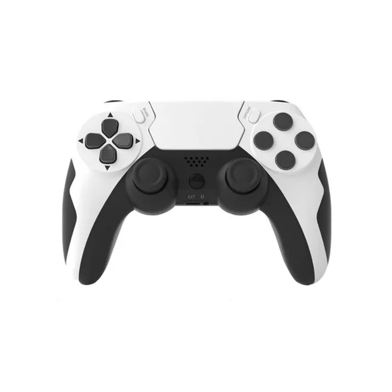 Toomoke Wireless Controller Kompatibel für PS4/PC, Dual Vibration, Touchpad Controller (Controller mit Doppelter Vibration, 6-Achsen-Gyro-Sensor, Touchpad)