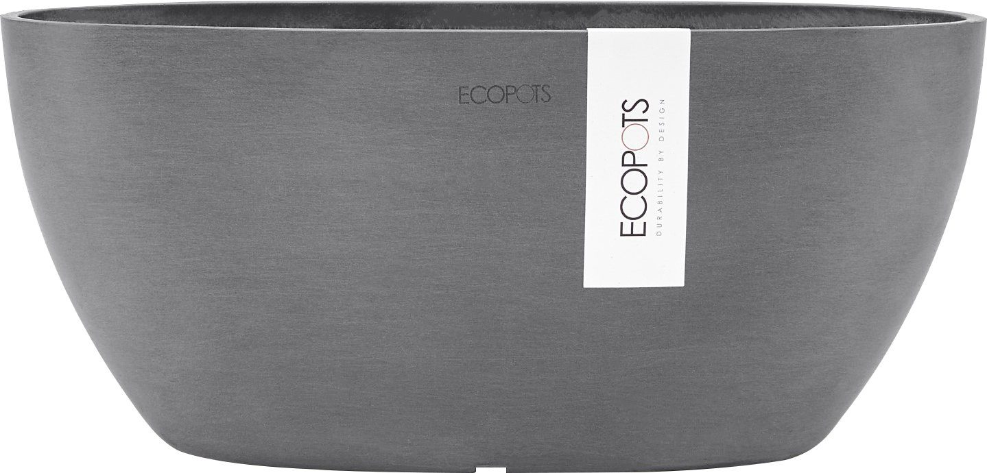 ECOPOTS Blumentopf SOFIA Grey, cm 13x13x13,5 BxTxH