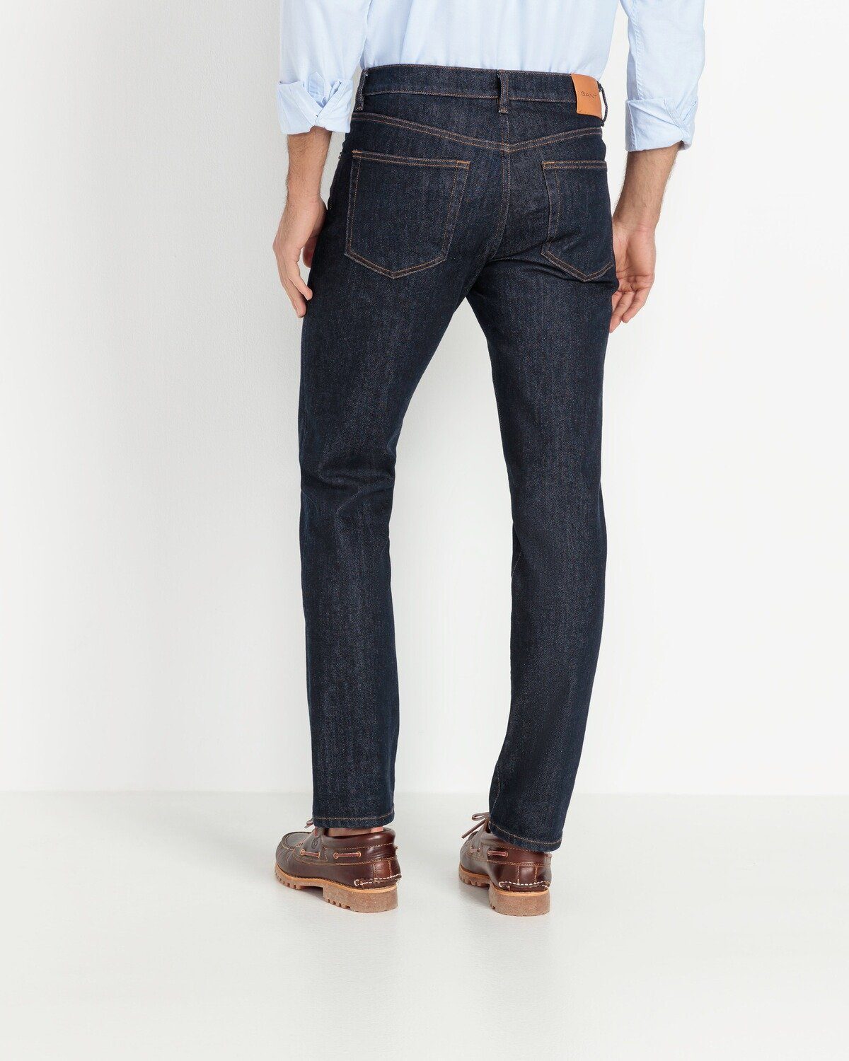 5-Pocket-Jeans Dunkelblau Gant Jeans Fit Slim