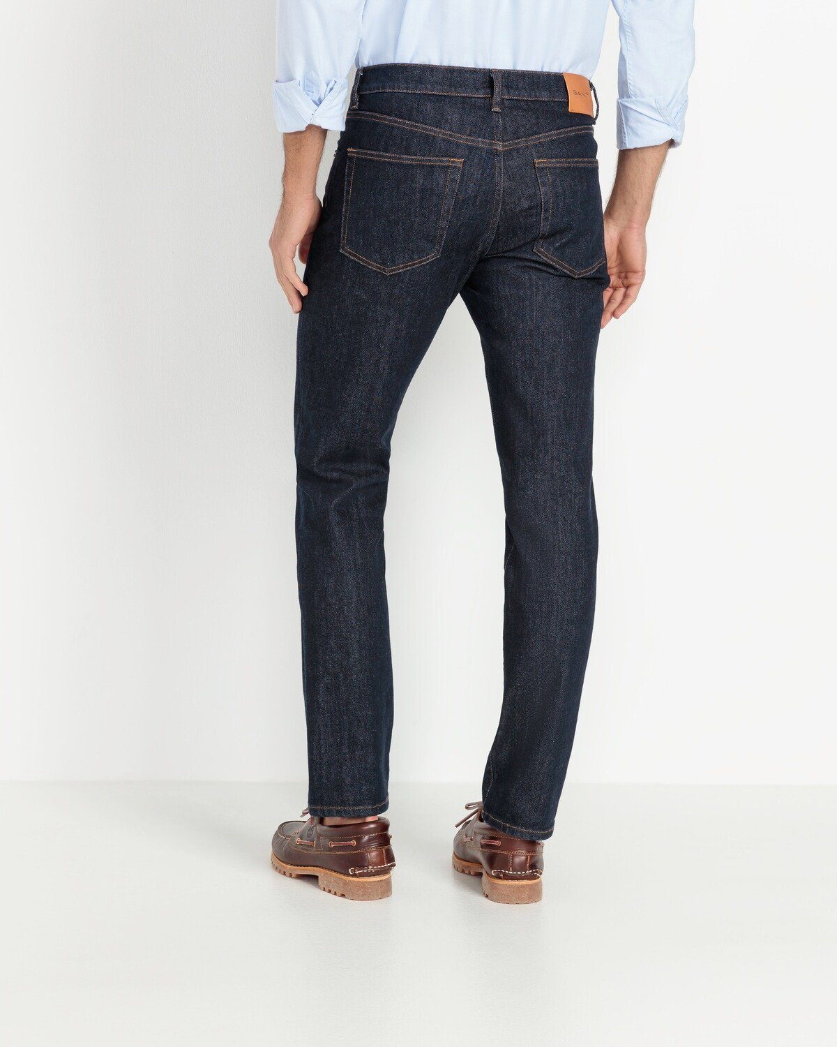 5-Pocket-Jeans Fit Dunkelblau Jeans Gant Slim