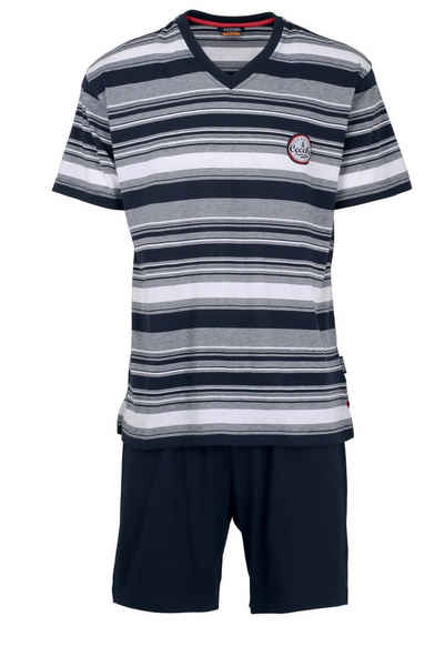 CECEBA Pyjama »Herren Schlafanzug Shorty« Bügelfrei Klima Aktiv auch große Größen