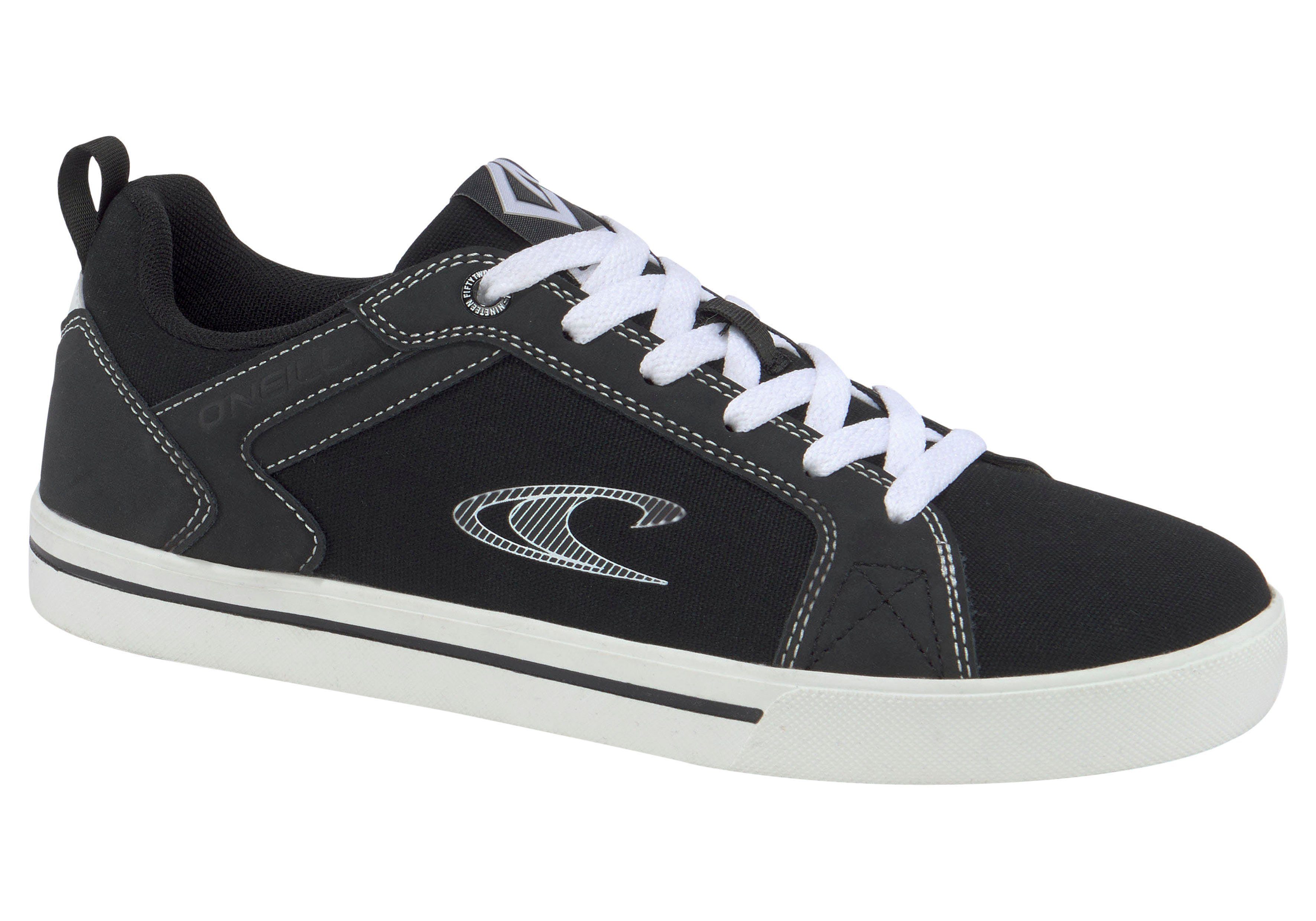 O'Neill NICEVILLE C MEN LOW Sneaker aus textilem Canvas-Material schwarz