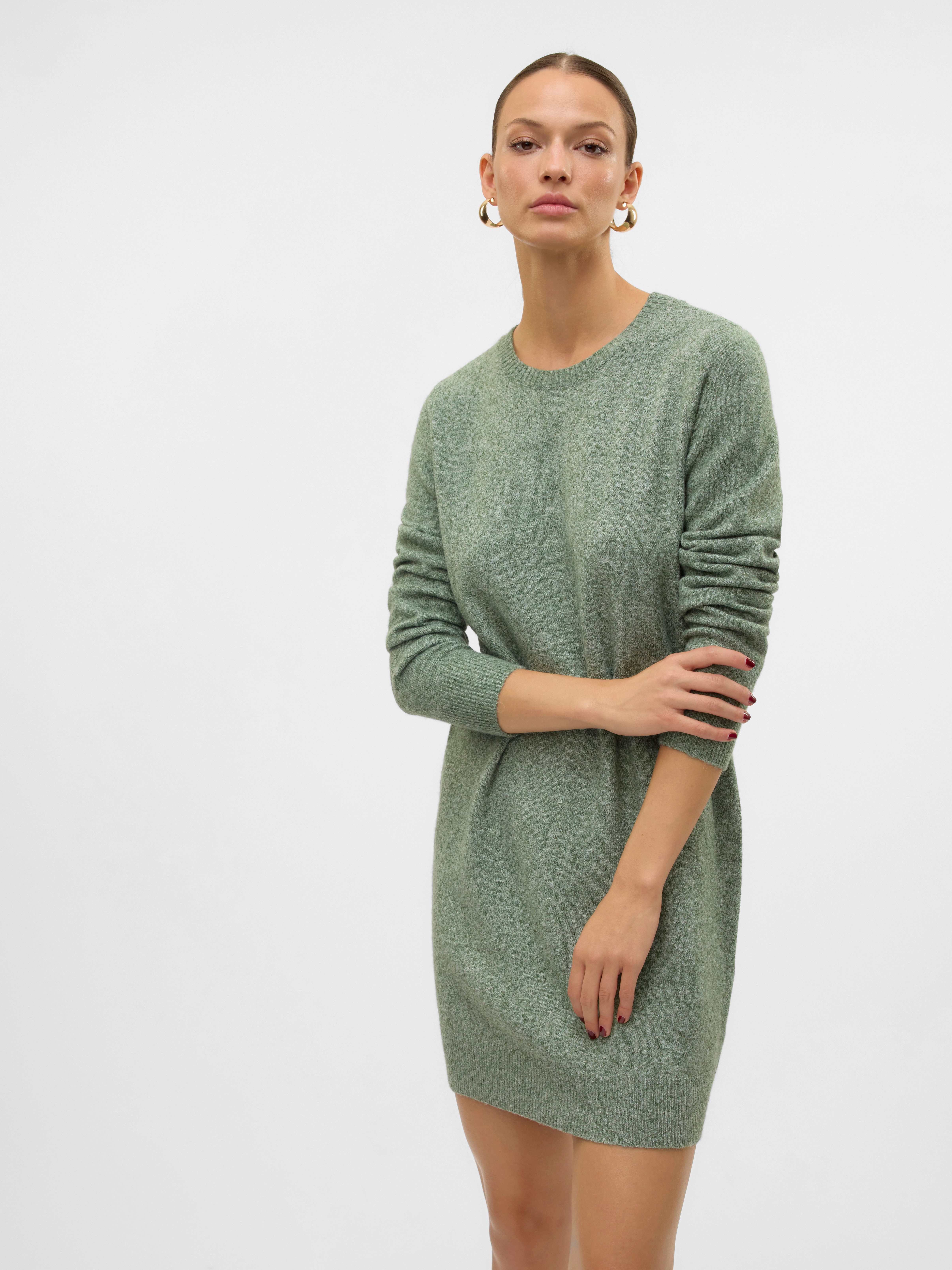 Strickkleid VMDOFFY LS O-NECK DRESS GA NOOS