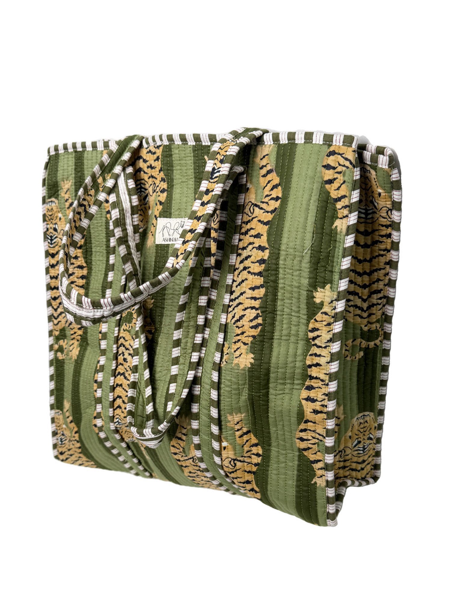ASHINDIA Shopper Tote Bag Gesteppt