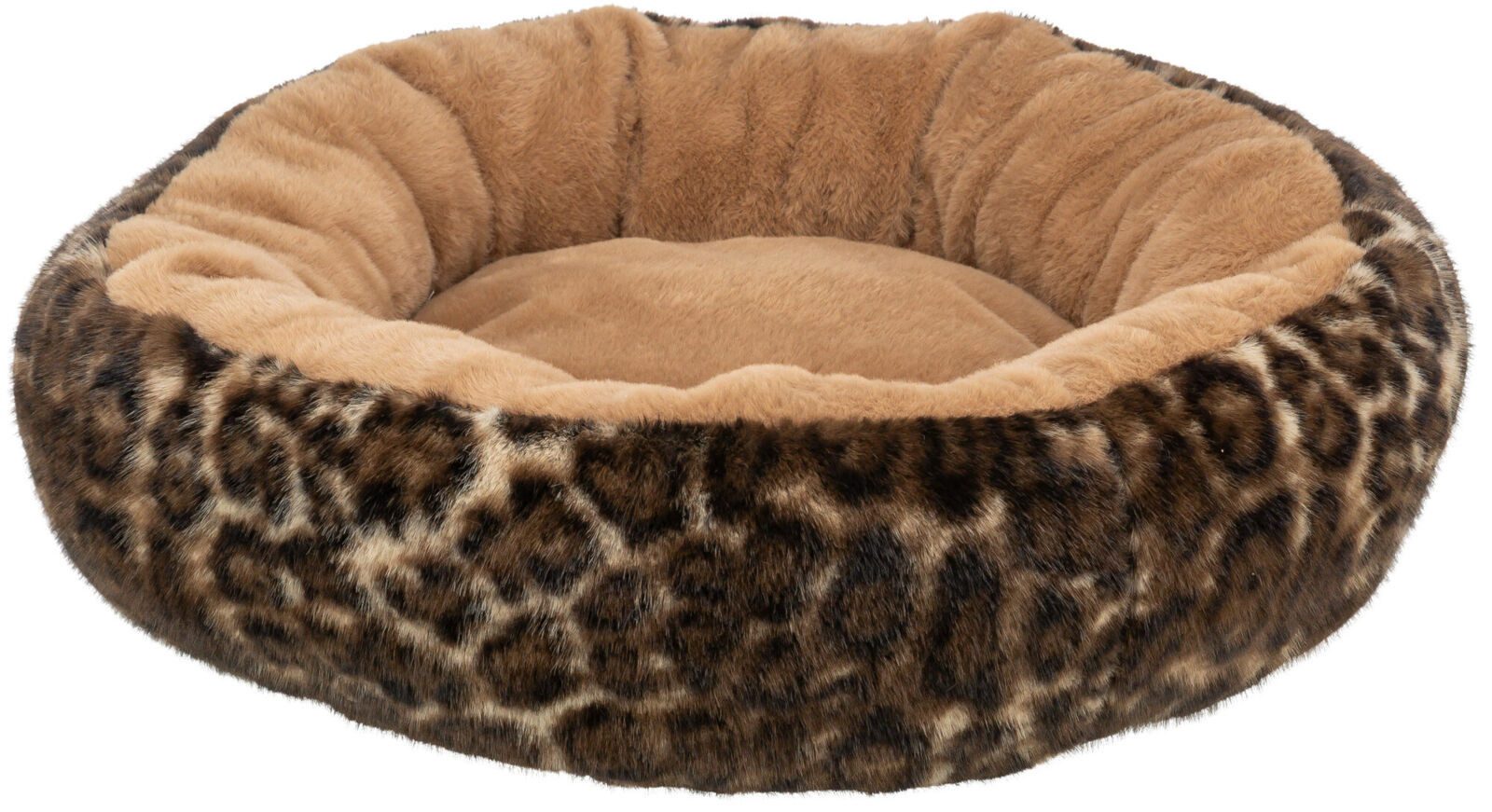 TRIXIE Hundebett Bett Leo - hellbraun/braun - ø 50 cm