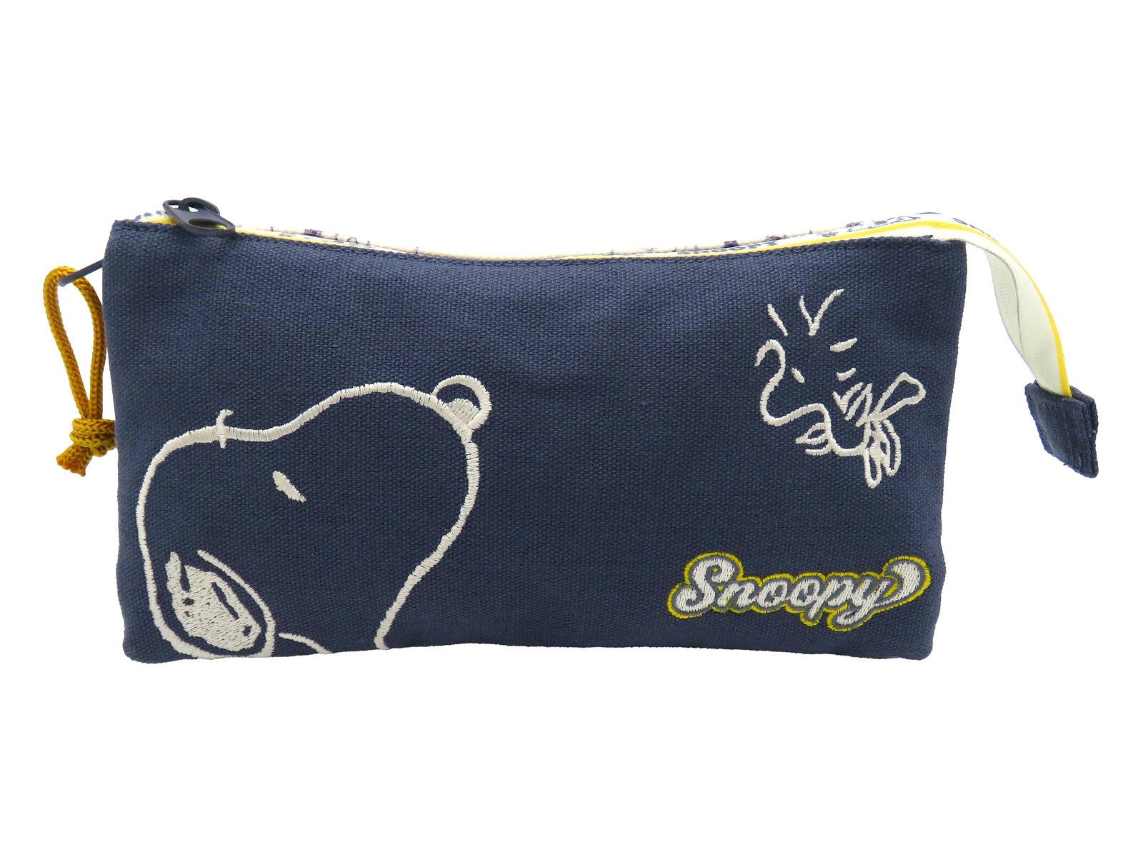 Snoopy Federmäppchen 3 Fächer Federmappe mit Reißverschluss