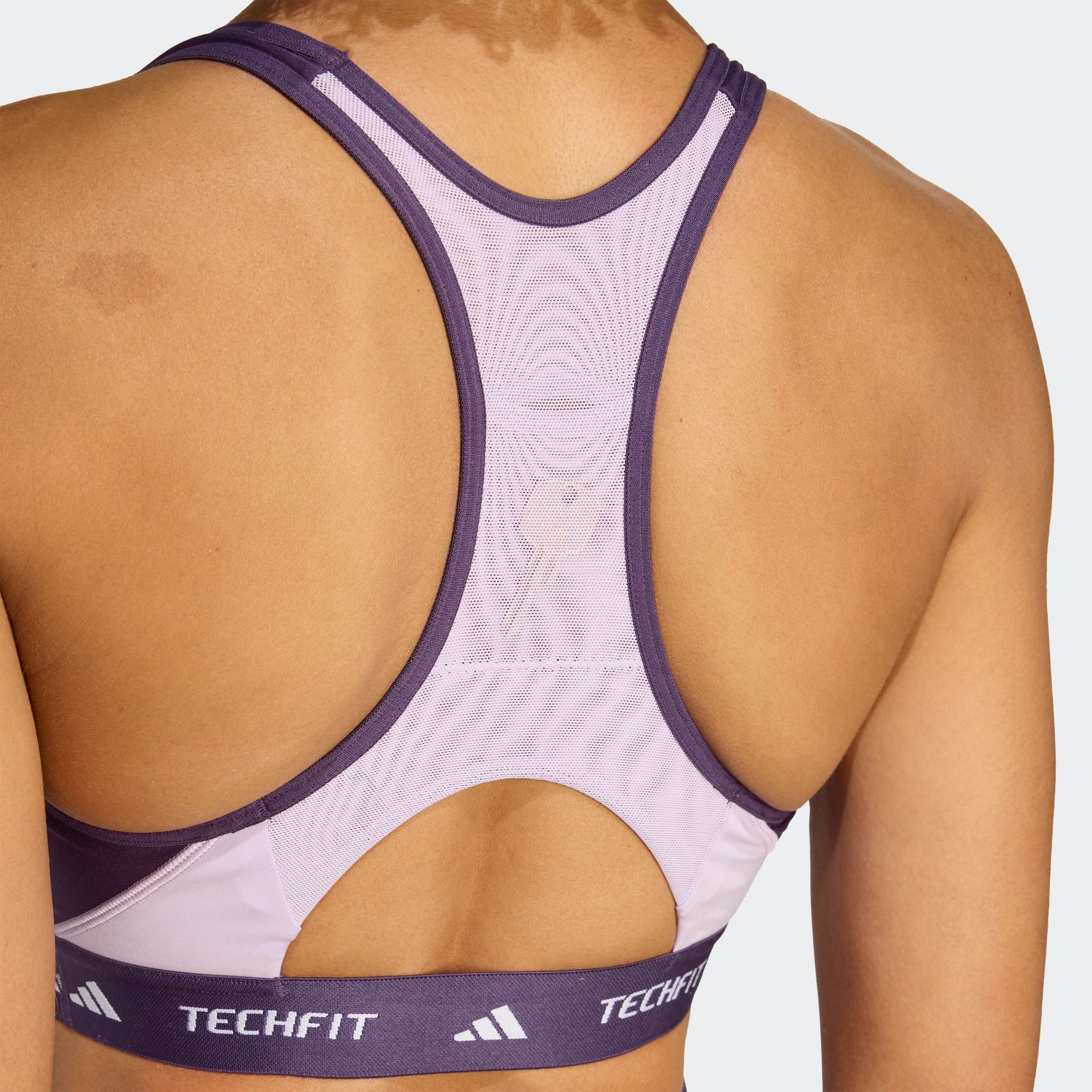 adidas Performance Sport-BH TECHFIT MEDIUM SUPPORT COLORBLOCK