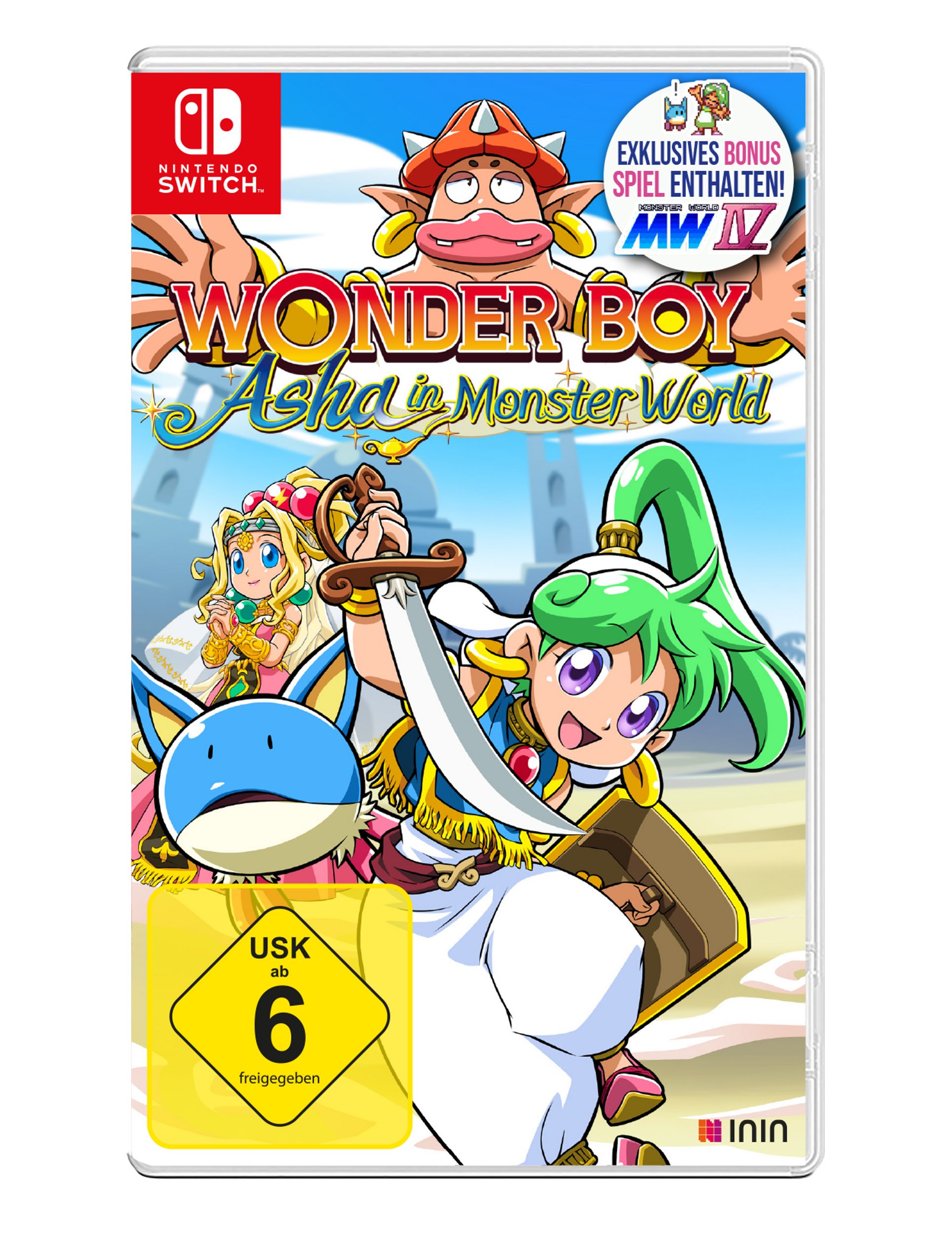 Wonder Boy Asha in Monster World