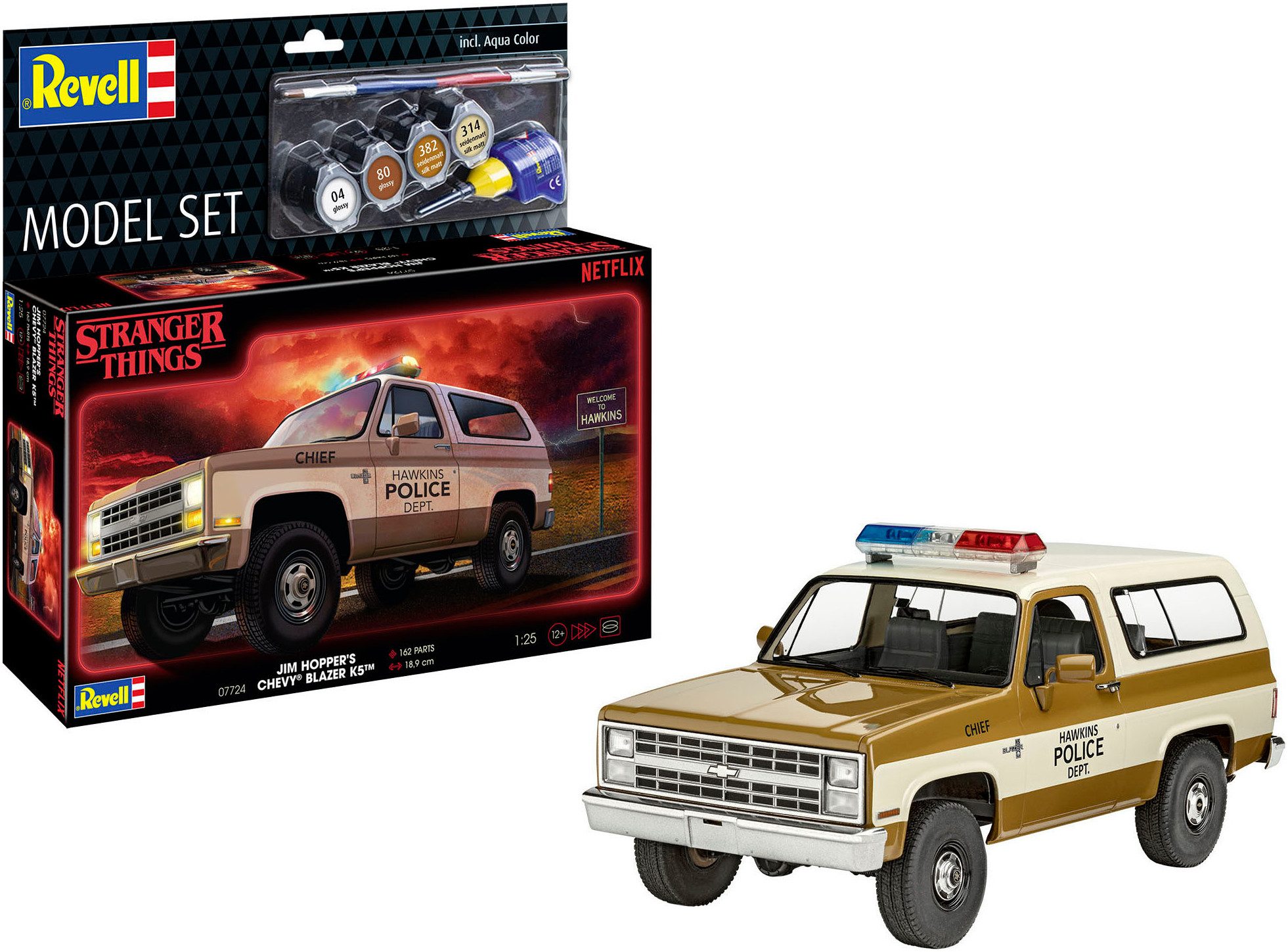 Revell® Modellbausatz Stranger Things, Chevrolet K5 Blazer, Maßstab 1:25