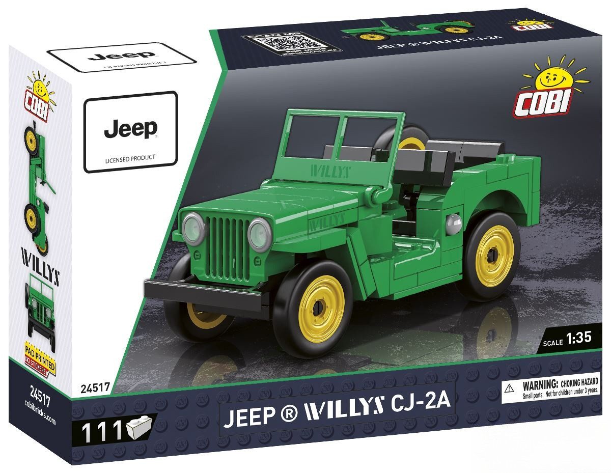 COBI Youngtimer Jeep Willys CJ-2A GR 24517 Konstruktions-Spielset