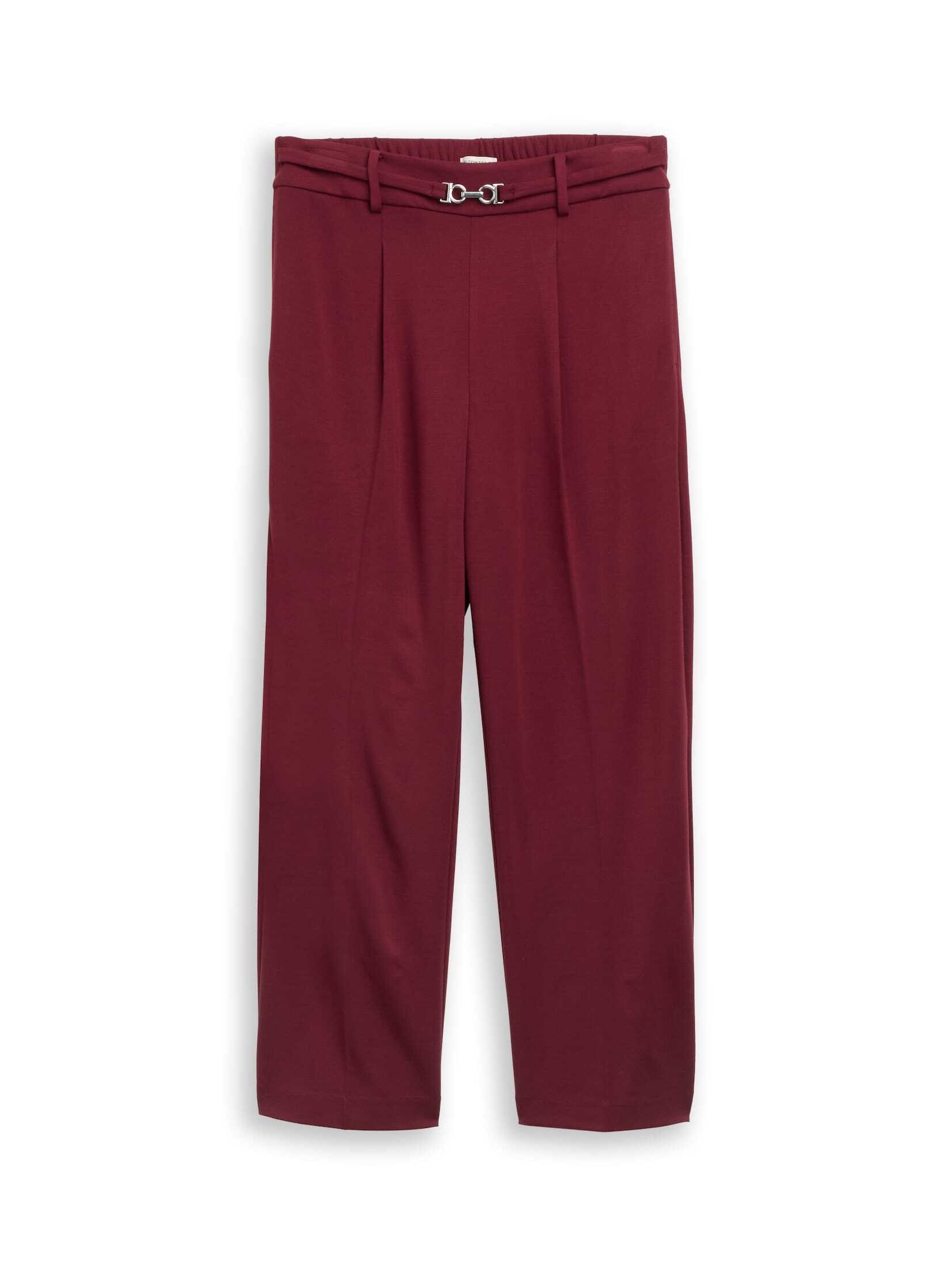 TOM TAILOR 7/8-Hose Hosen & Chino Cropped Straight Hose mit Gürtel