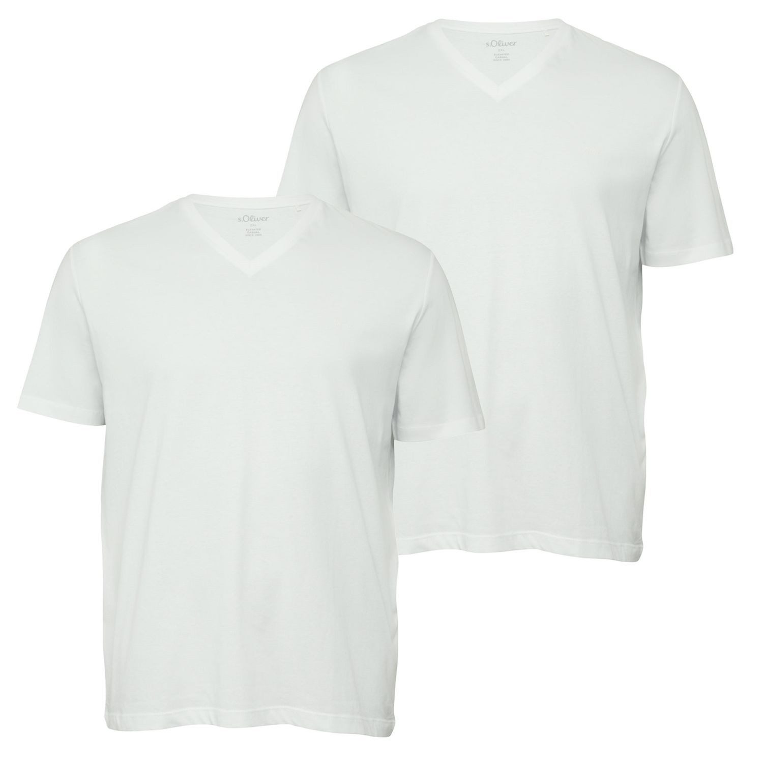 s.Oliver T-Shirt Basic (Sparpack, 2-tlg., 2er-Pack) günstig online kaufen