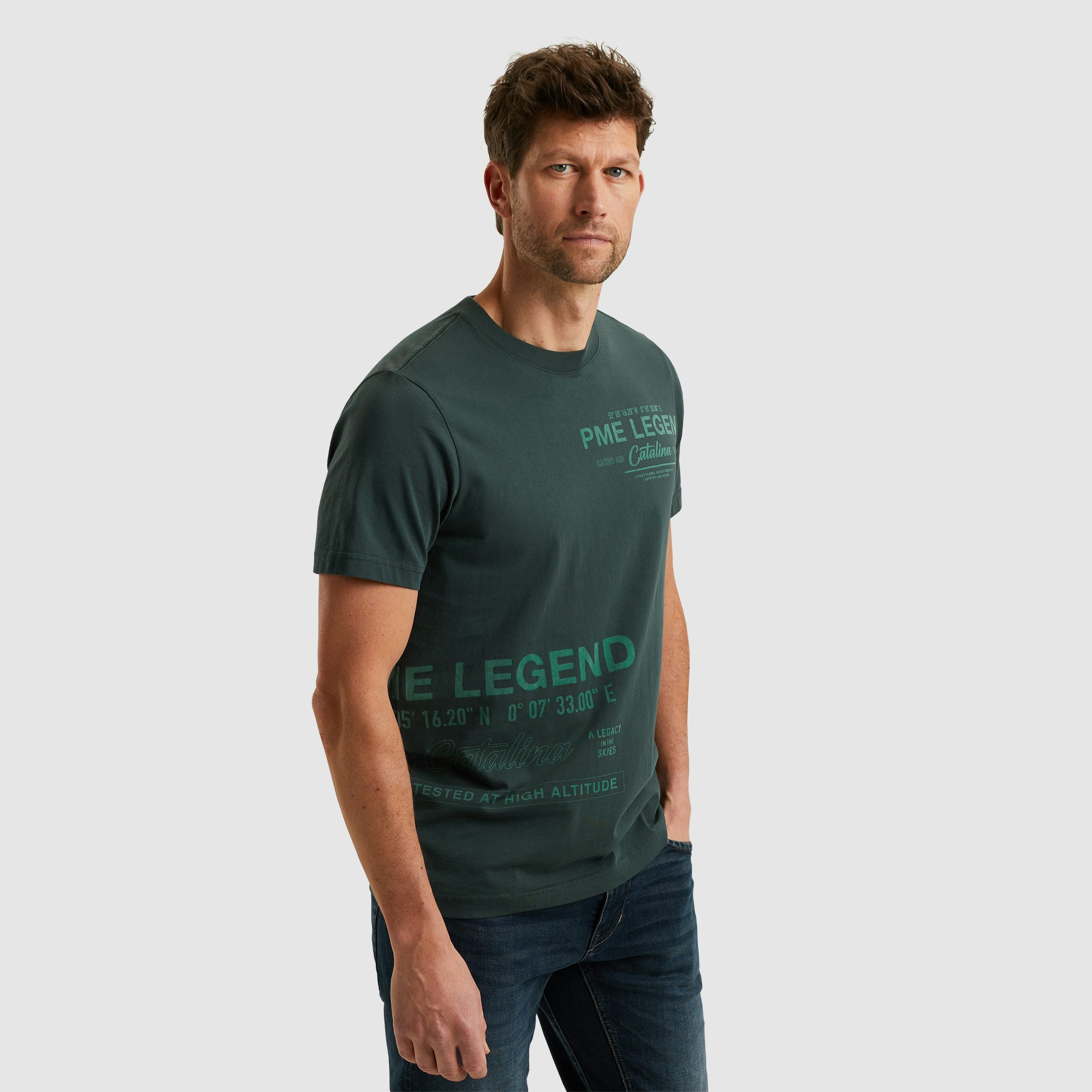 PME LEGEND T-Shirt, mit Logo Print günstig online kaufen