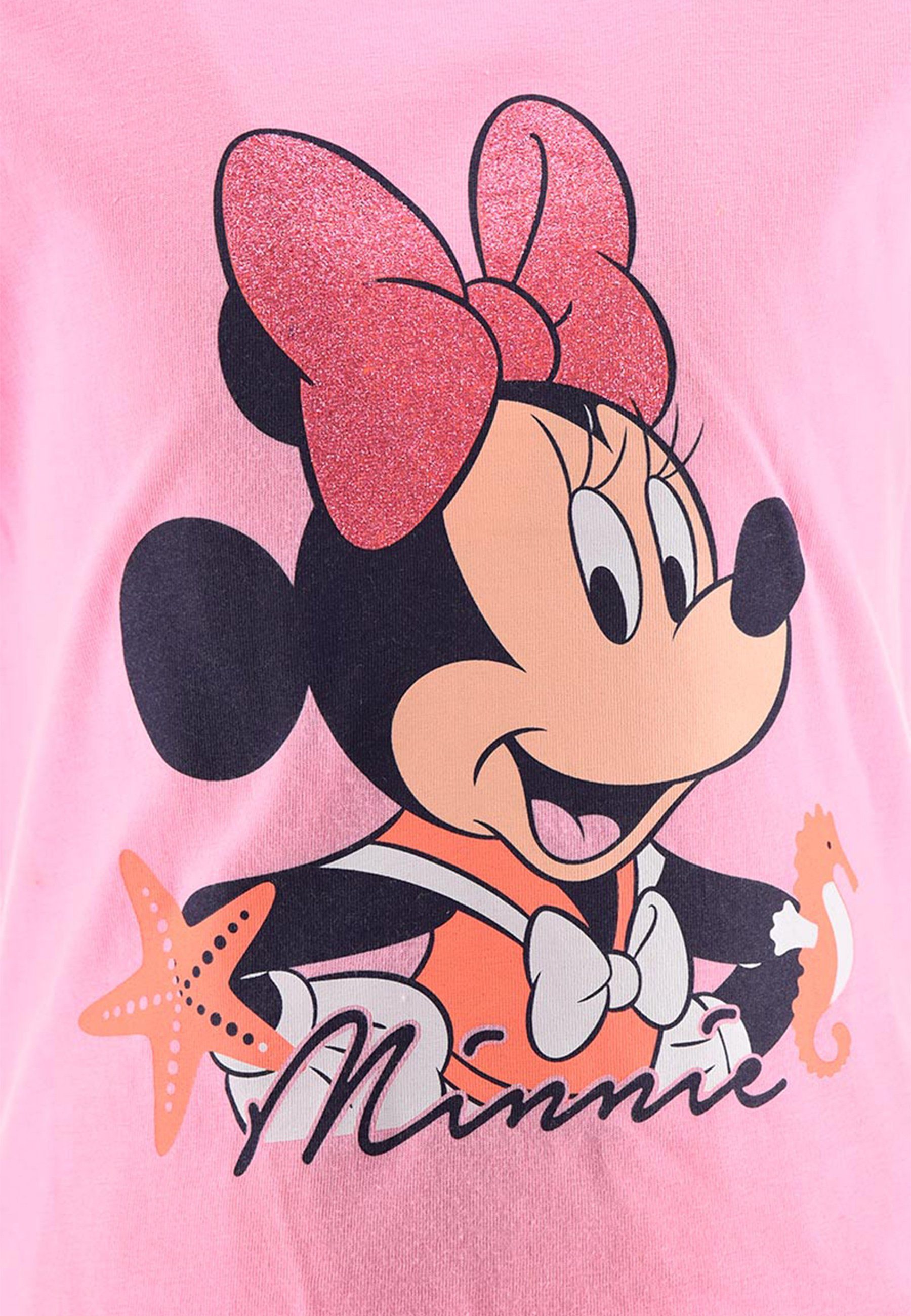 Mouse Minnie Shirt Mini Disney & Bekleidungs-Set Rock (2-tlg) Maus