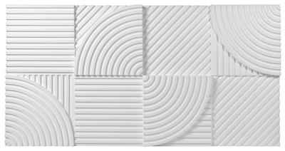 marbet design Wanddekoobjekt »PD-4«, 3D Wandpaneele (1 Platte, 0,46m) Styropor Paneele weiß 96x48x3cm Wandverkleidung Wärmedämmung Akustik Wandpaneel Wandplatte Wand Deko