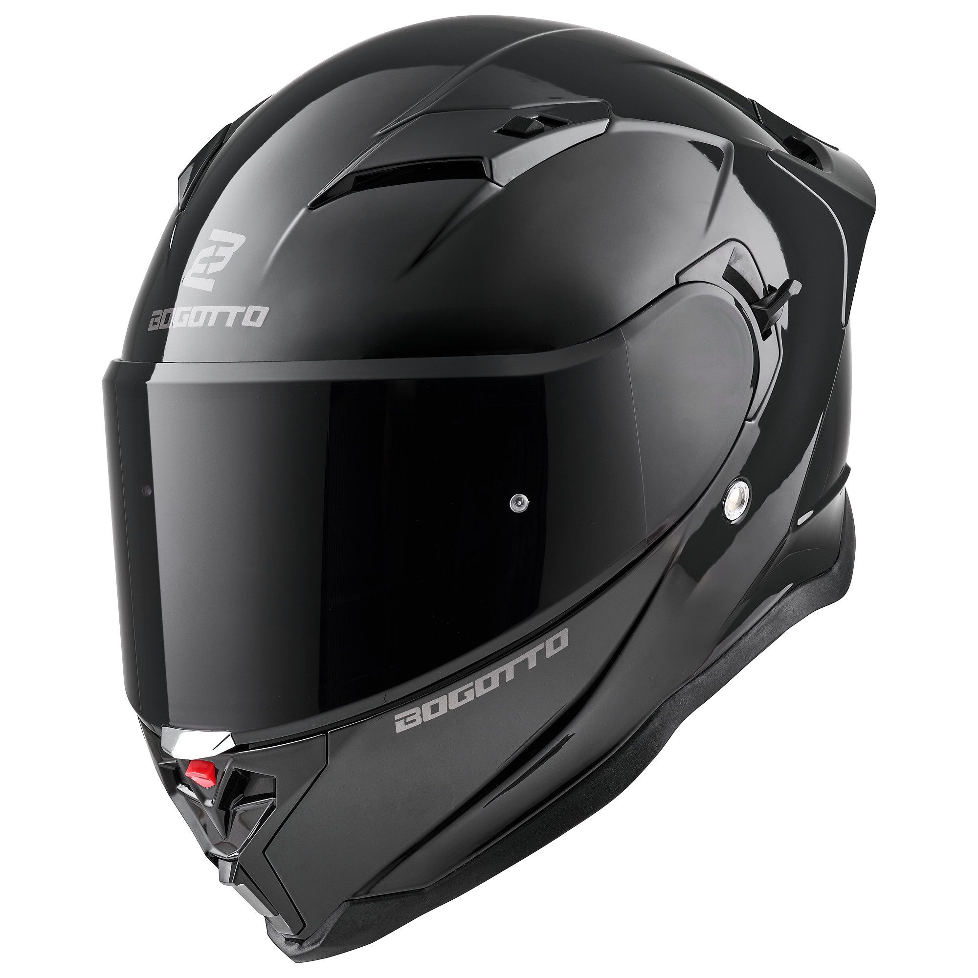 Bogotto Motorradhelm H153 Helm, Vorbereitet Für Pinlockscheibe,herausnehmbares Innenfutter,integr