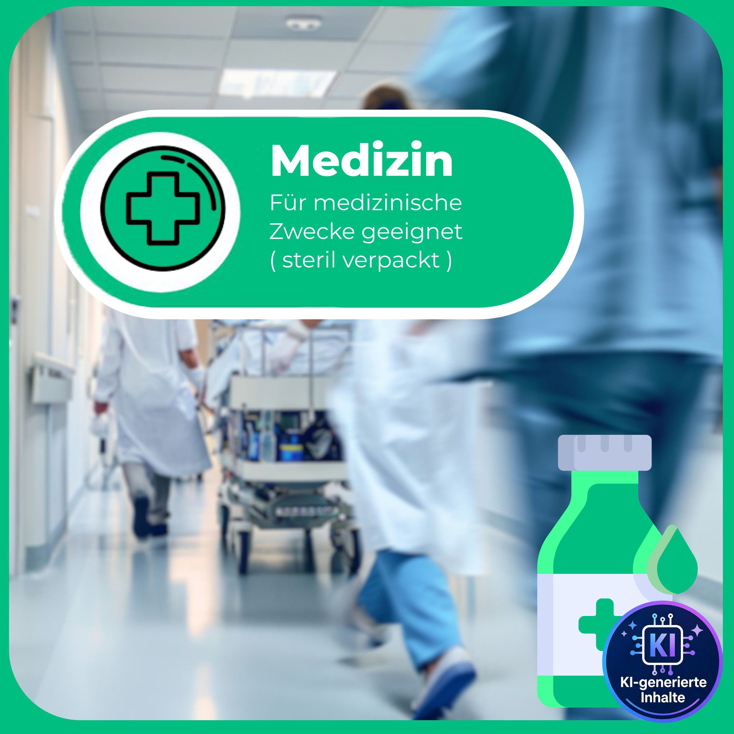 Horn Medical Einwegspritze Horn Medical Spritzen-Sets mit stumpfen Kanülen -Größe wählbar-, (Einwegartikel, einzeln steril verpackt), präzises Dosieren ohne Verletzungsgefahr
