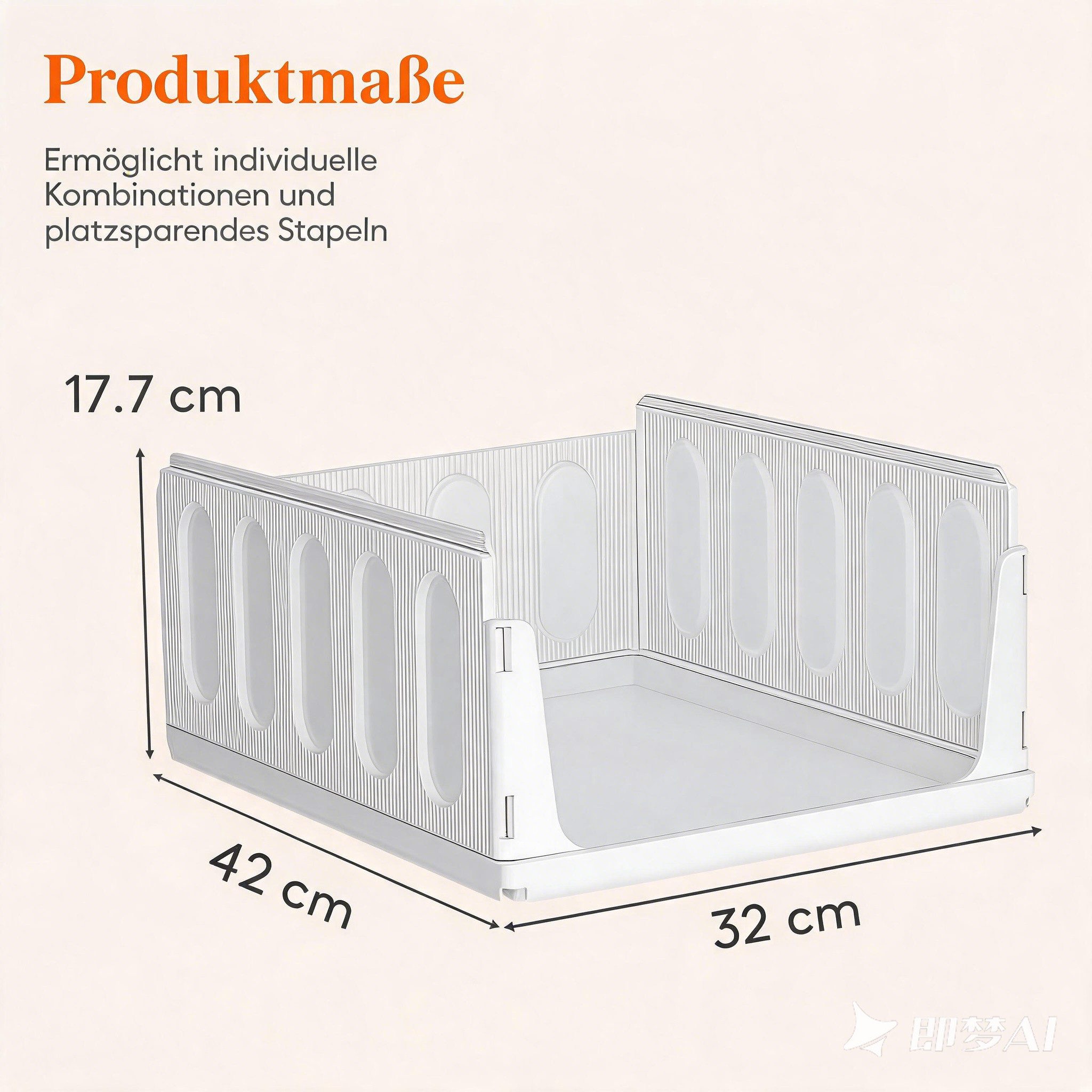 Lifewit Aufbewahrungsbox Organizer Schrank-Organizer Kleiderschrank faltbare Aufbewahrungsbox – Bild 2 von 5