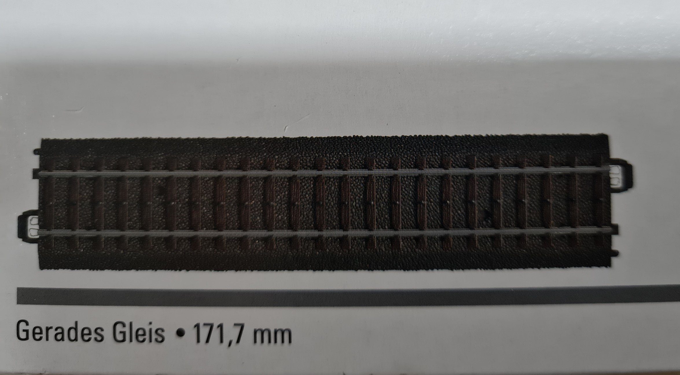 Modelleisenbahn-Prellbock Märklin H0 24172 gerades C-Gleis 17,1 cm 1 Gleis