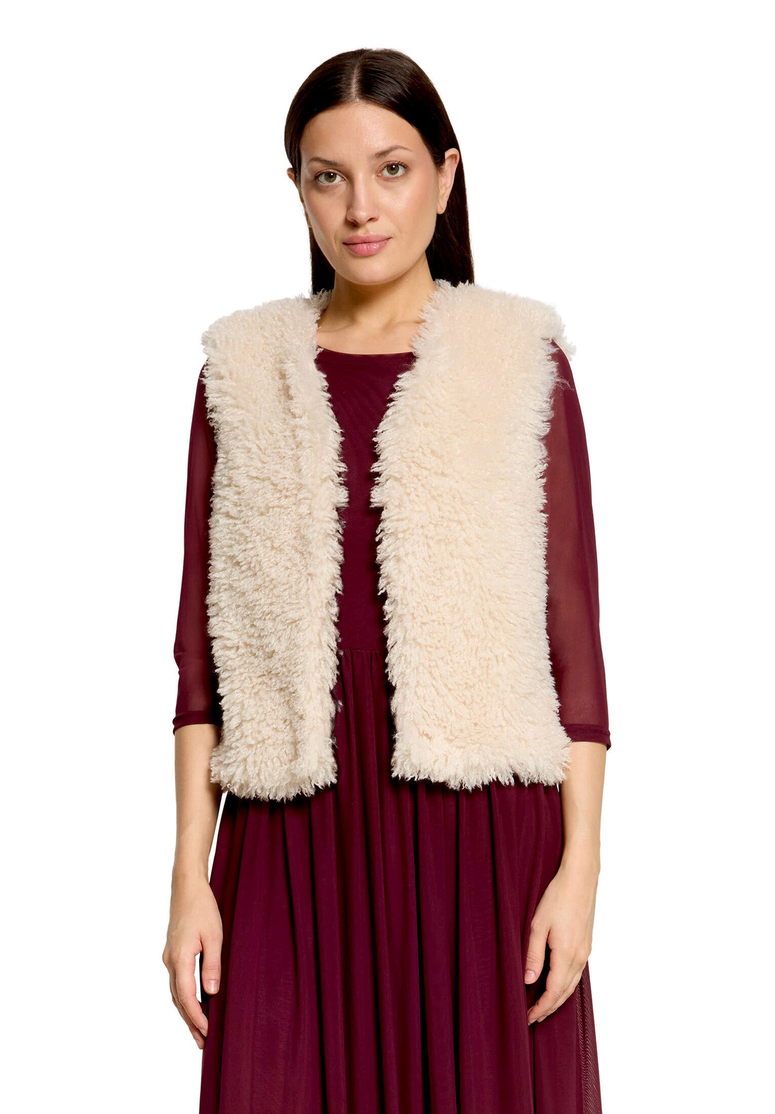 Vera Mont Strickweste Damen unifarben
