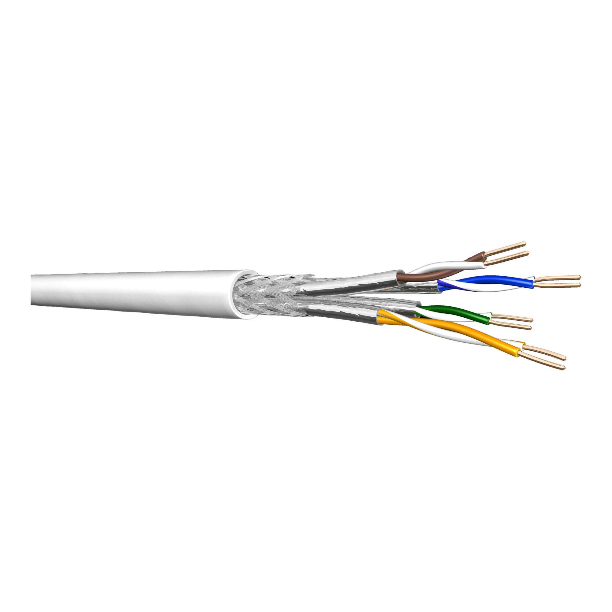 Draka Draka Comteq (DNT) UChome SS26 Kat.7 weiß 4P S/FTP AWG26 60032039-Dca- X-Link Lade-und Datenkabel