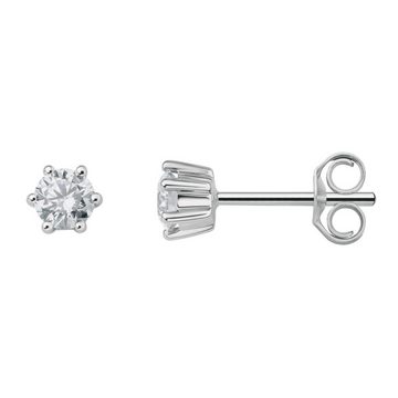 ONE ELEMENT Paar Ohrstecker 0.4 ct Diamant Brillant Ohrringe Ohrstecker aus 750 Weißgold, Damen Gold Schmuck