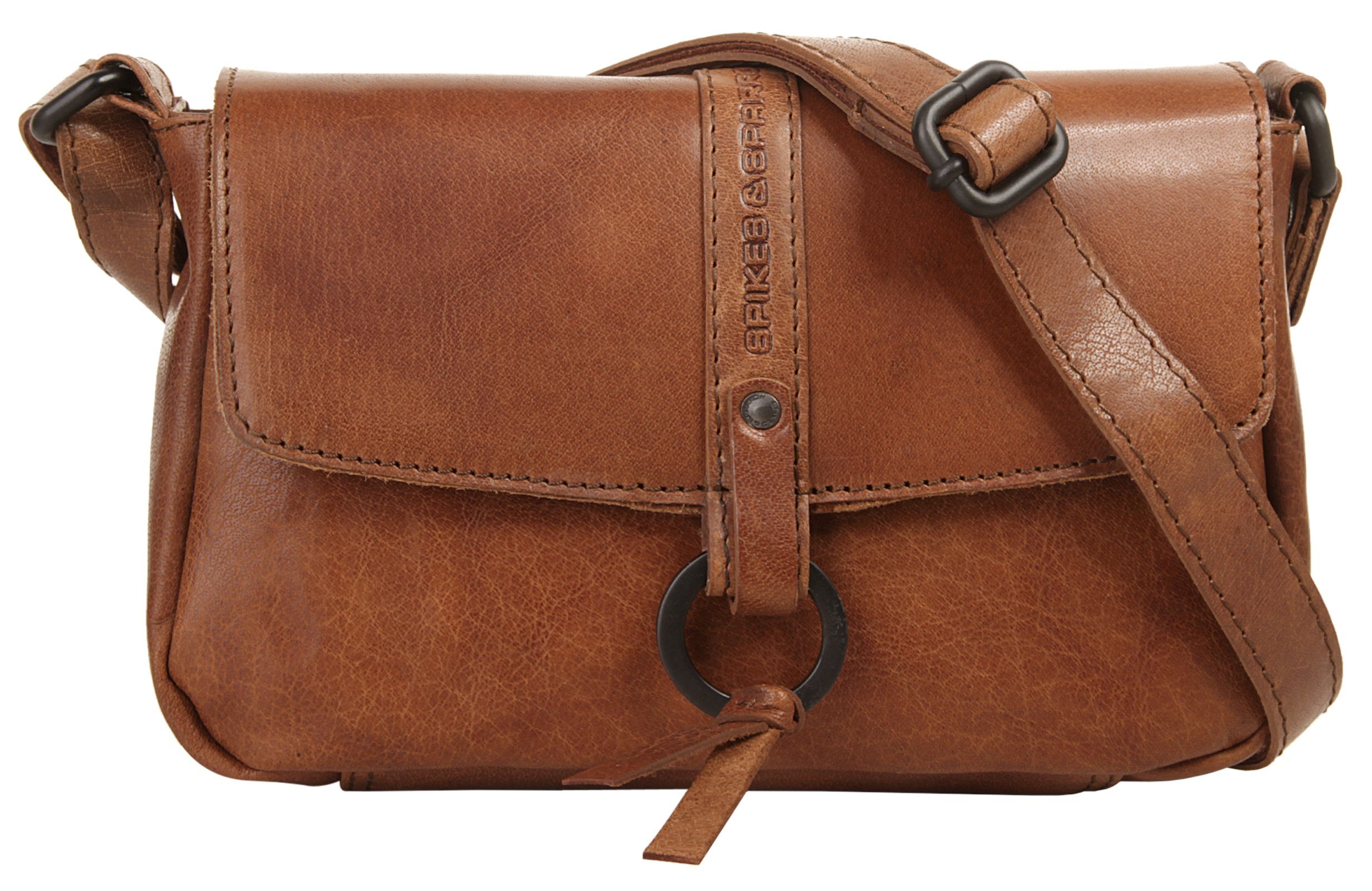 Spikes & Sparrow Umhängetasche, echt Leder, Made in Italy